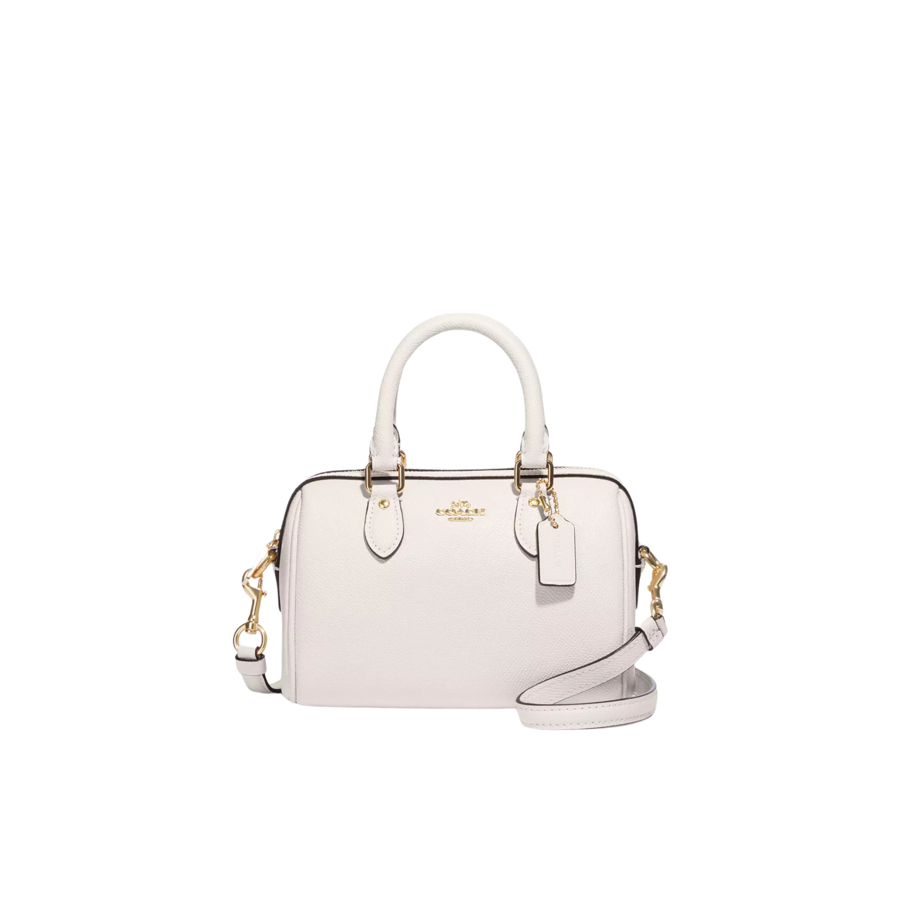 COACH Women Mini Rowan Crossbody Bag - Gold Chalk