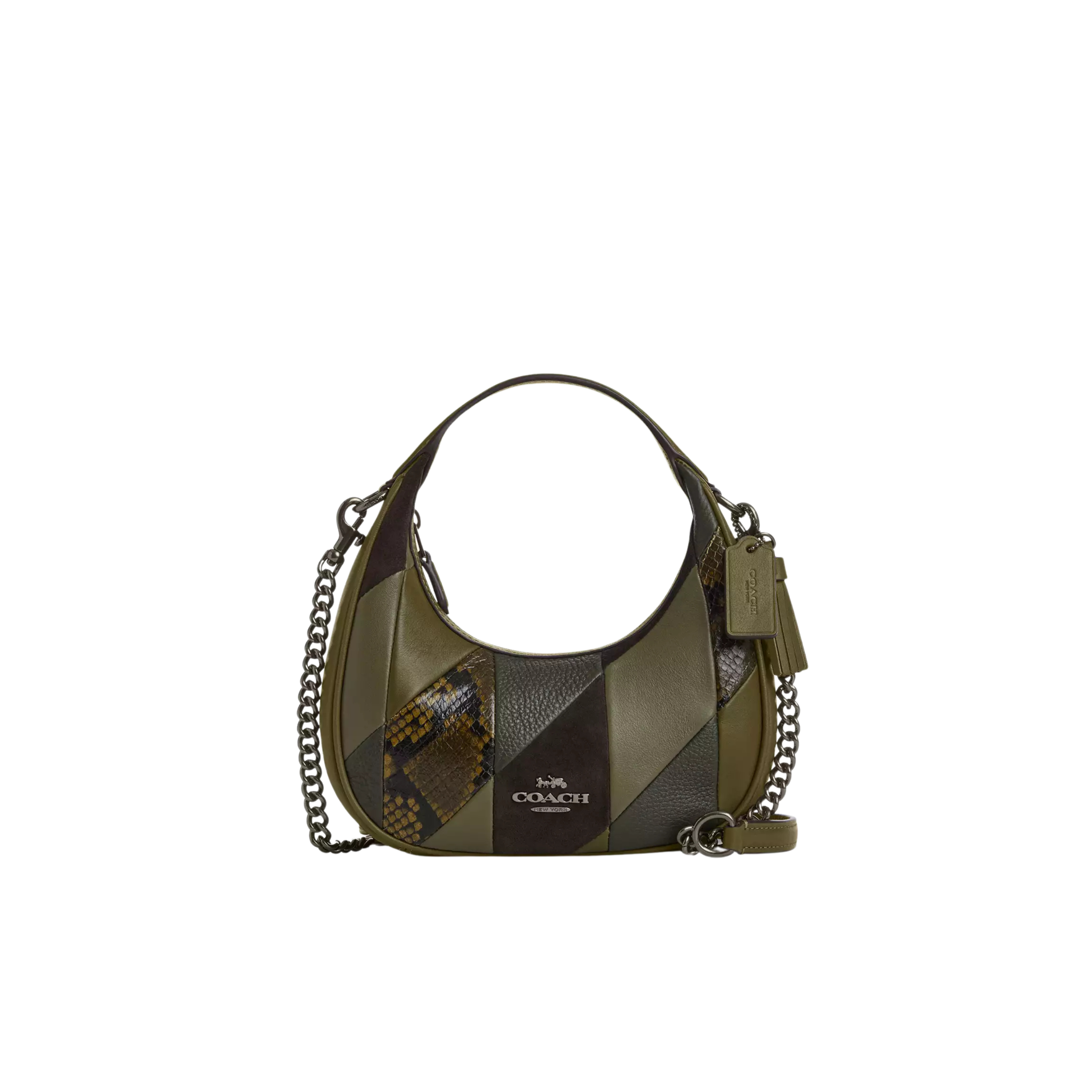 COACH Women Carmen Mini Crossbody Bag - Gunmetal Olive