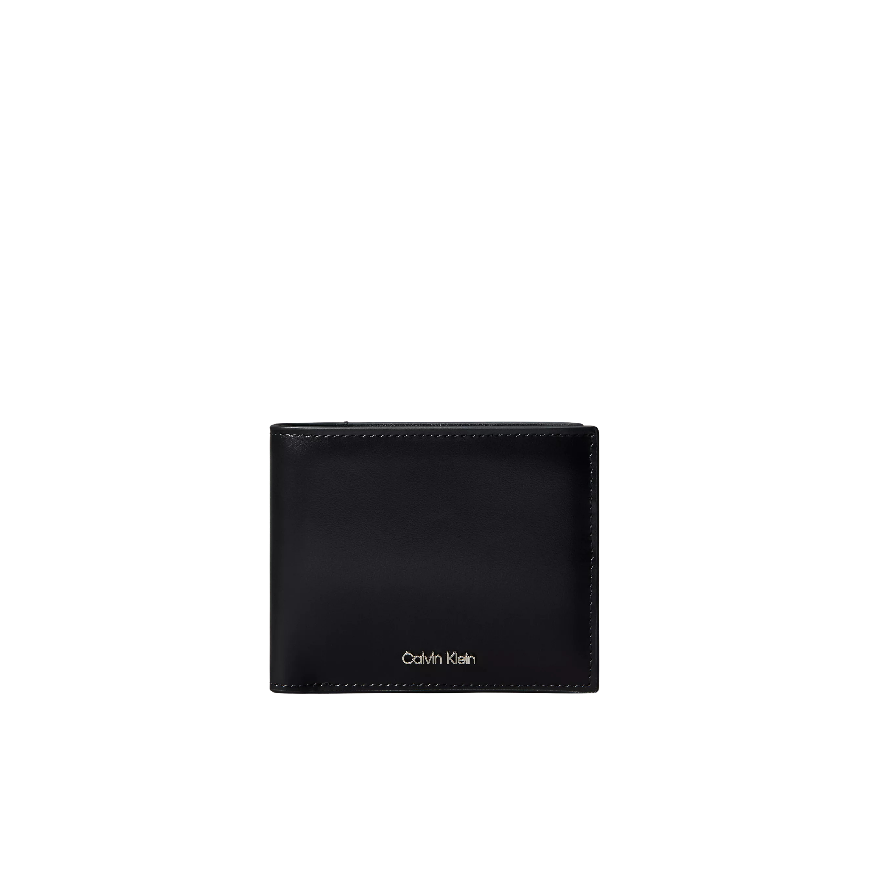 Calvin Klein Men Raised Logo Bifold Wallet with Card Case - Black