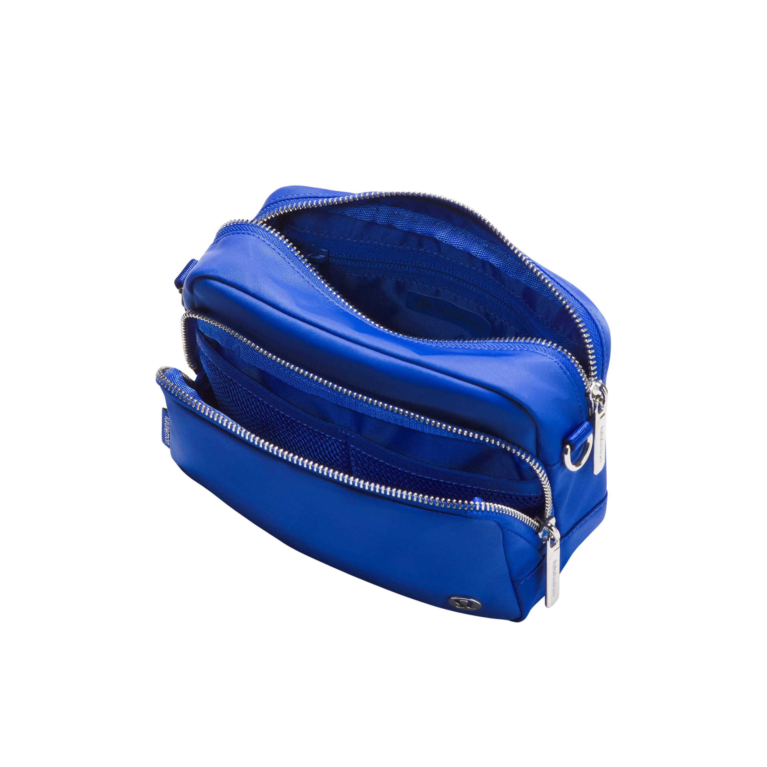 Lululemon Everywhere Crossbody Bag 2L Metal Hardware - Beach Ball Blue Silver