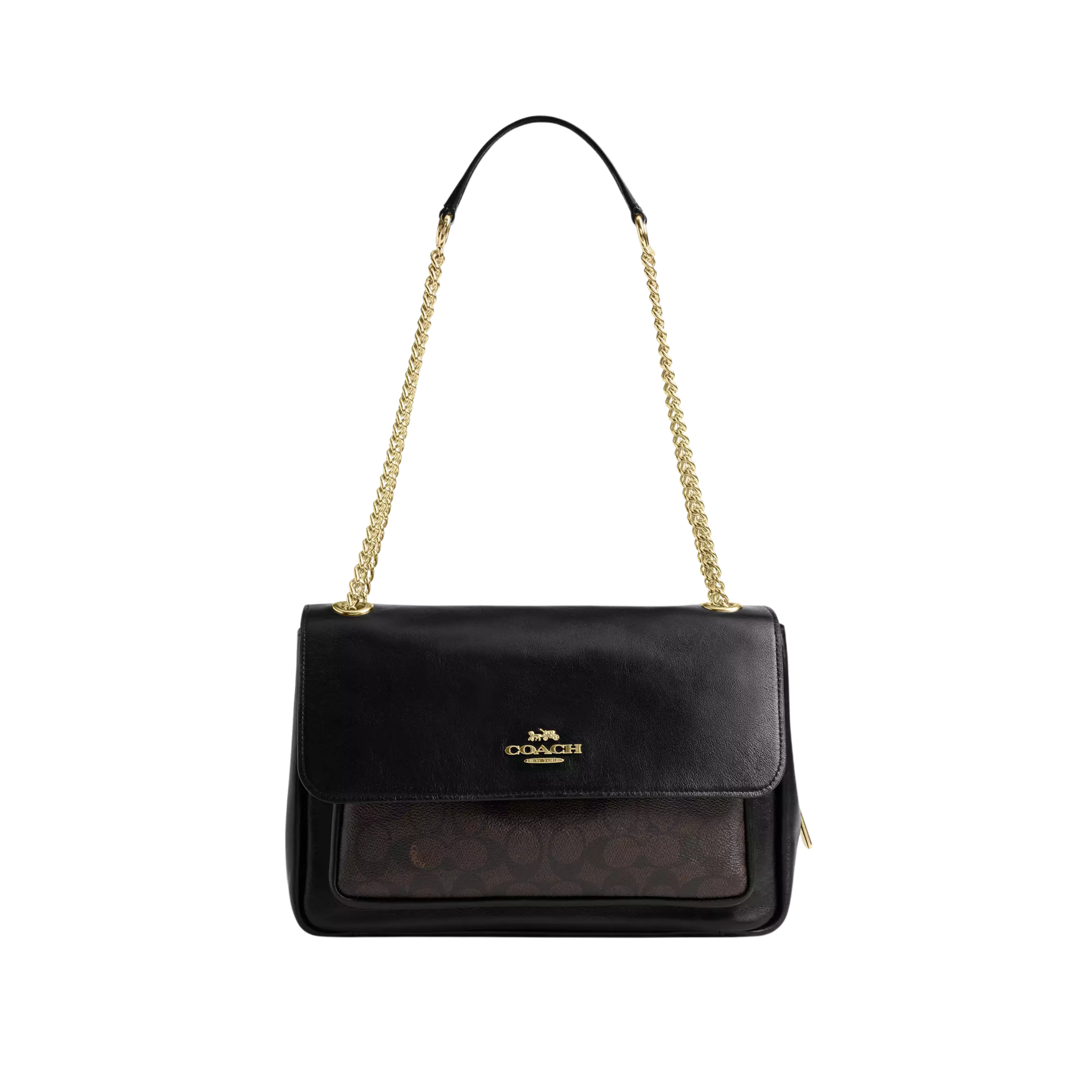 COACH Women Elodie Crossbody Bag - Walnut Black