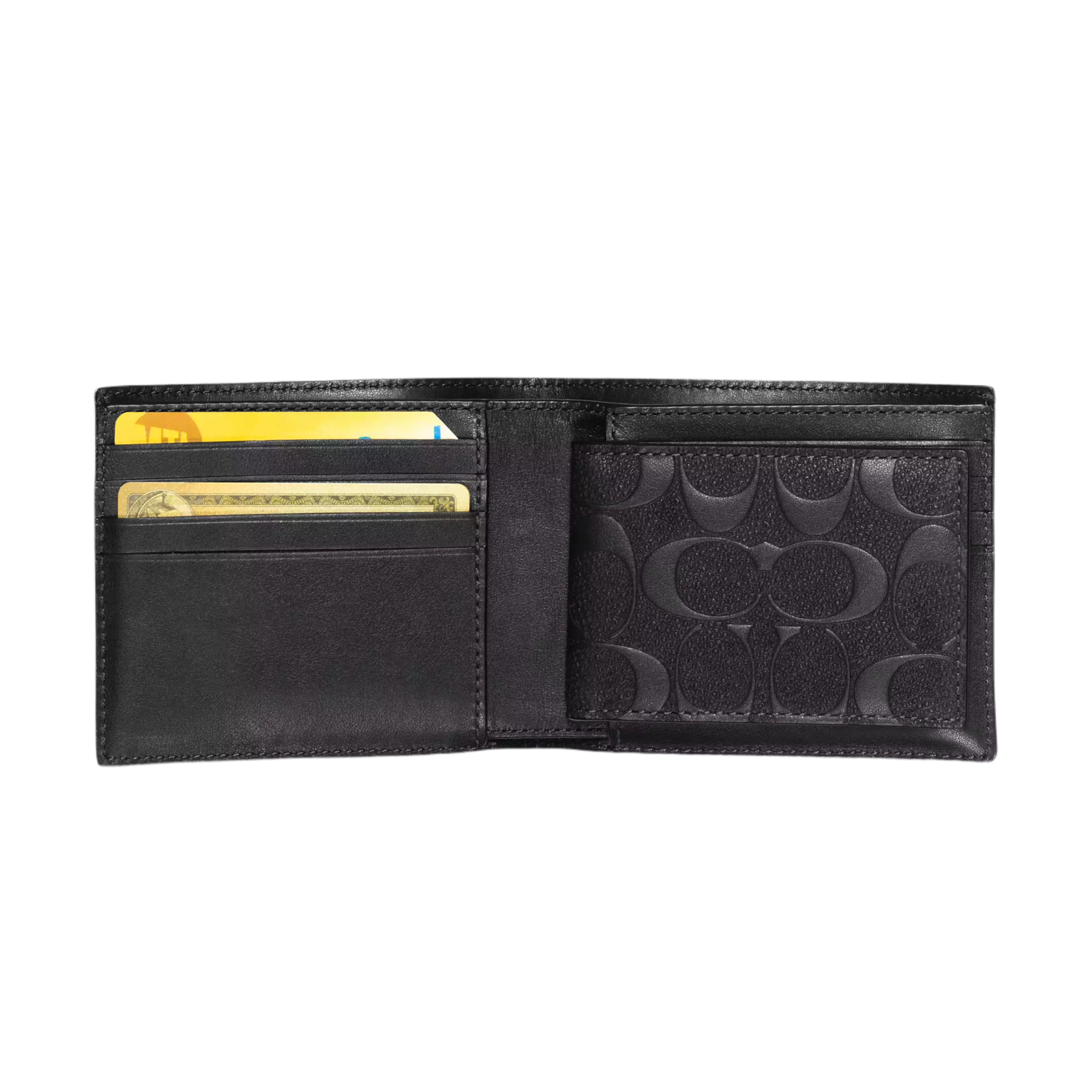 COACH 3 In 1 Wallet - Black
