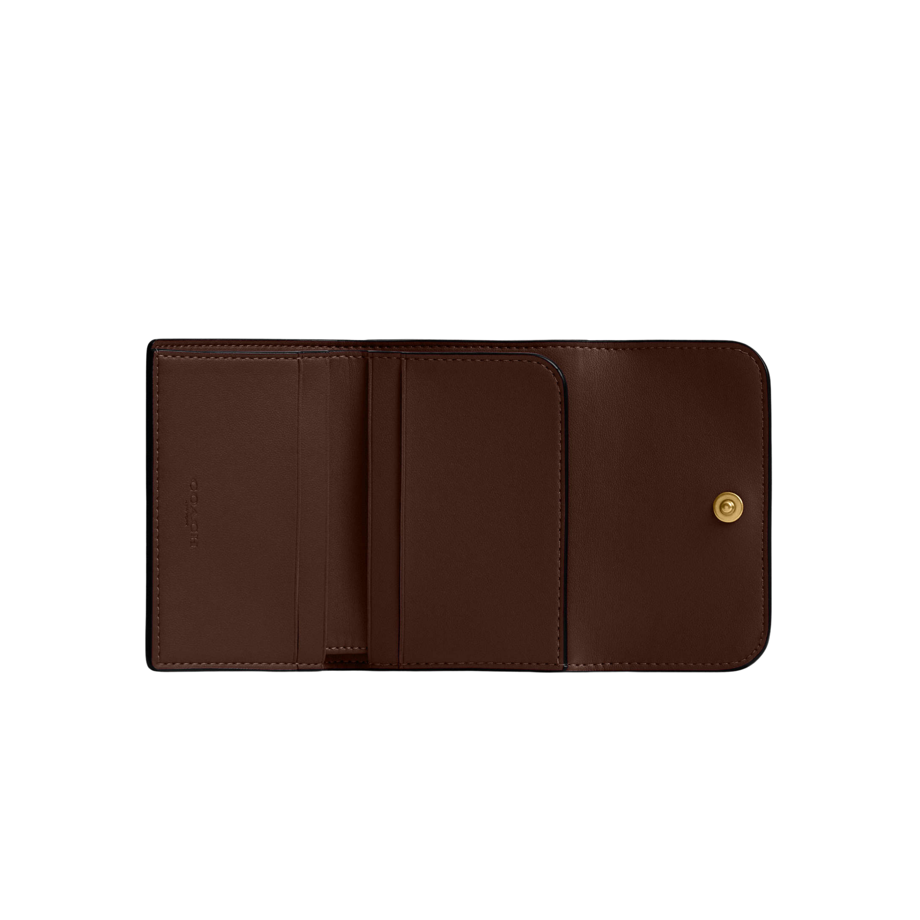 Coach Women Essential Card Holder Wallet - Brass Maple