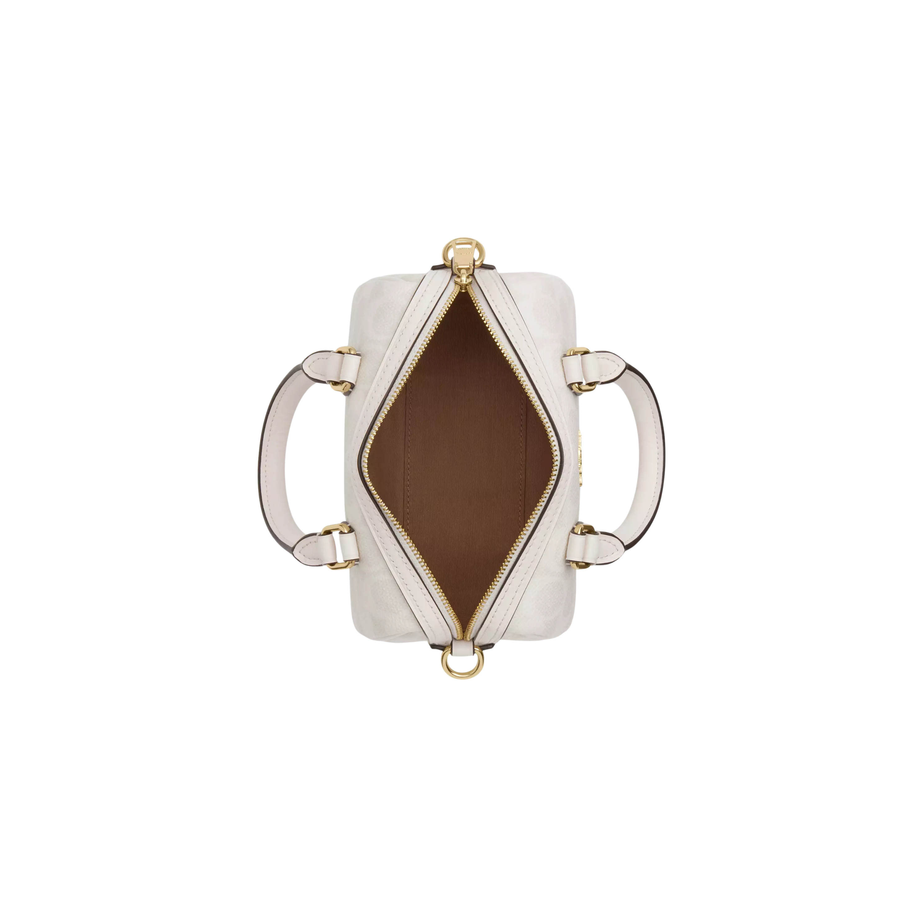 COACH Women Mini Rowan Crossbody Bag - Gold White Chalk