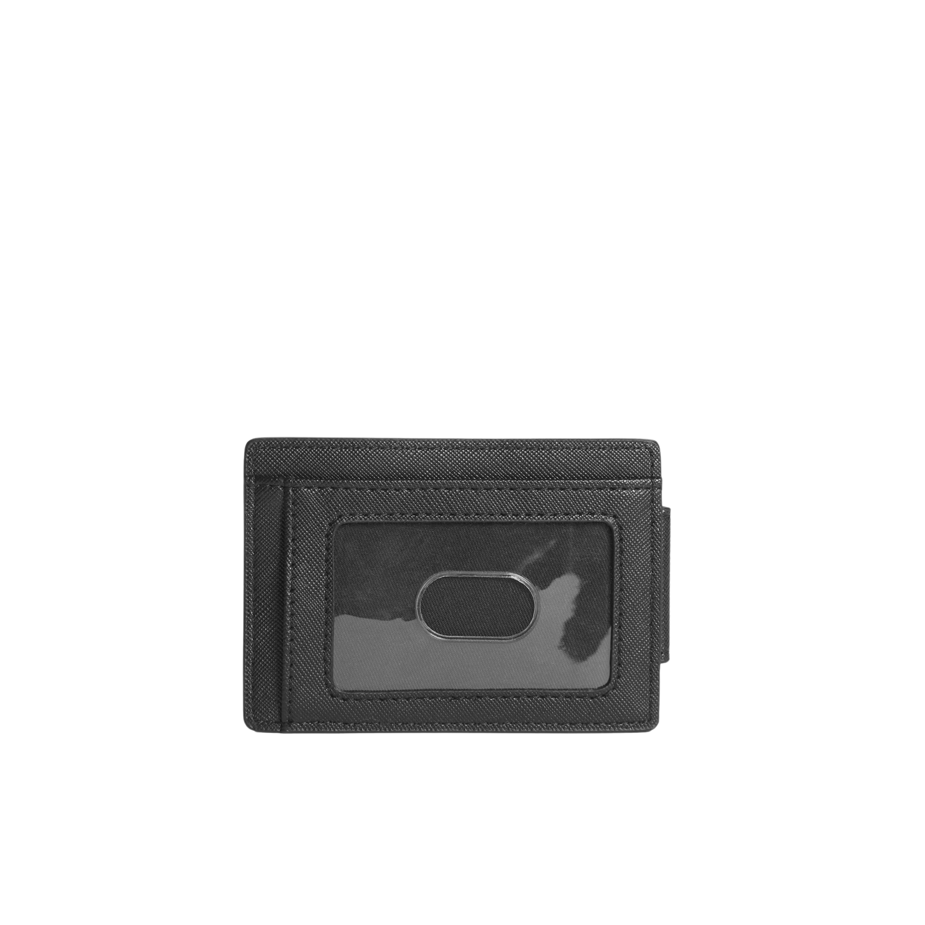 Guess Men Logo Money Clip Card Holder - Black