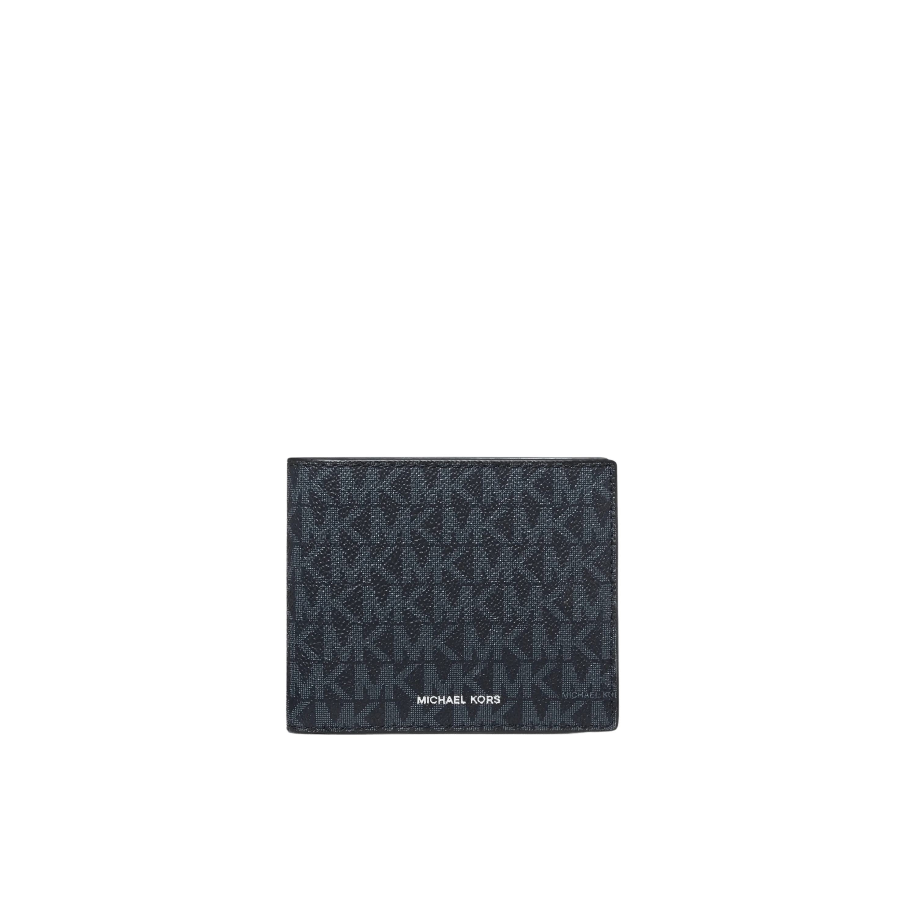 Michael Kors Men Cooper Logo Billfold Wallet With Coin Pouch - ADMRL PLBLUE