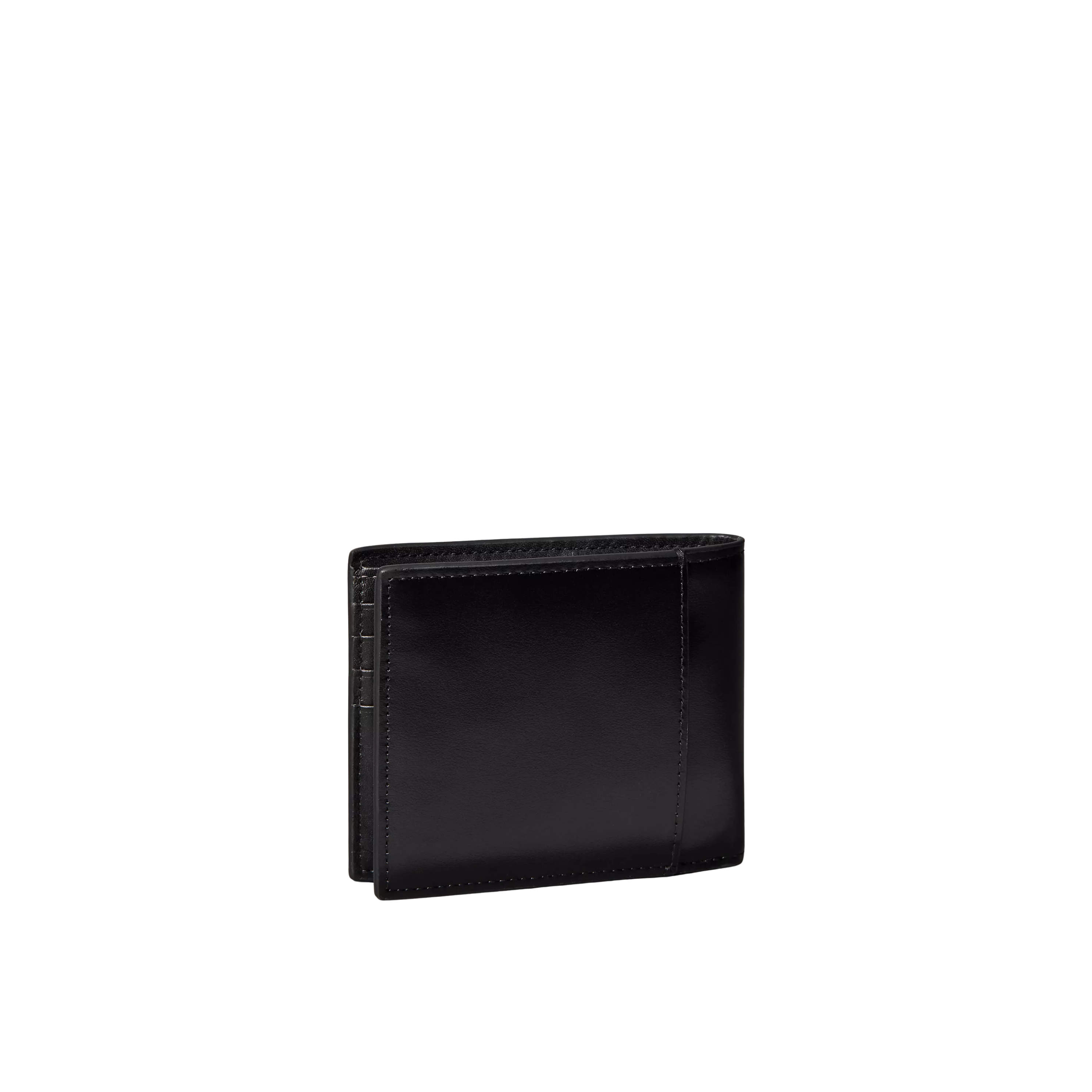 Calvin Klein Men Embossed Monologo Bifold Wallet - Black