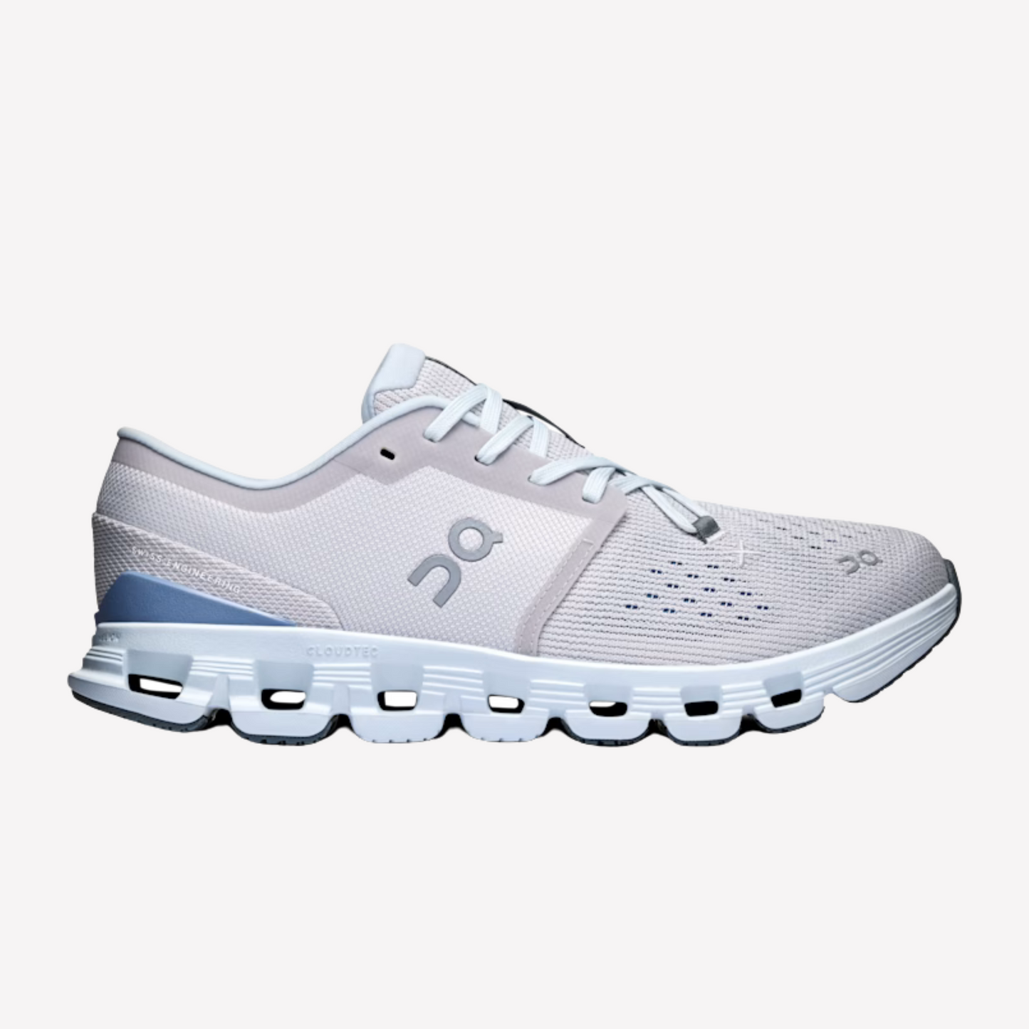 ON Women Cloud X 4 - Silver Chambray