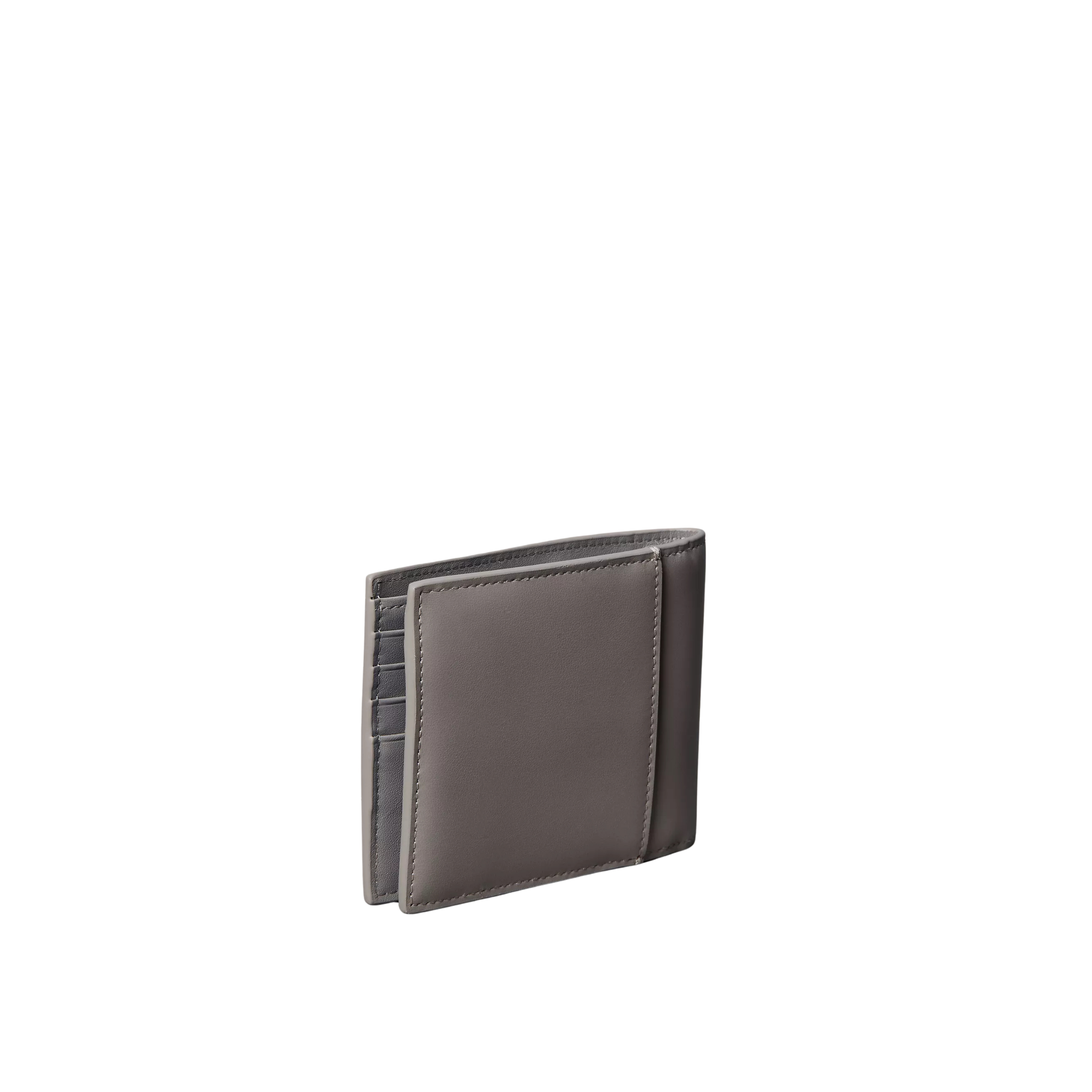 Calvin Klein Men Embossed Monologo Bifold Wallet with Coin Pouch - Cloudburst