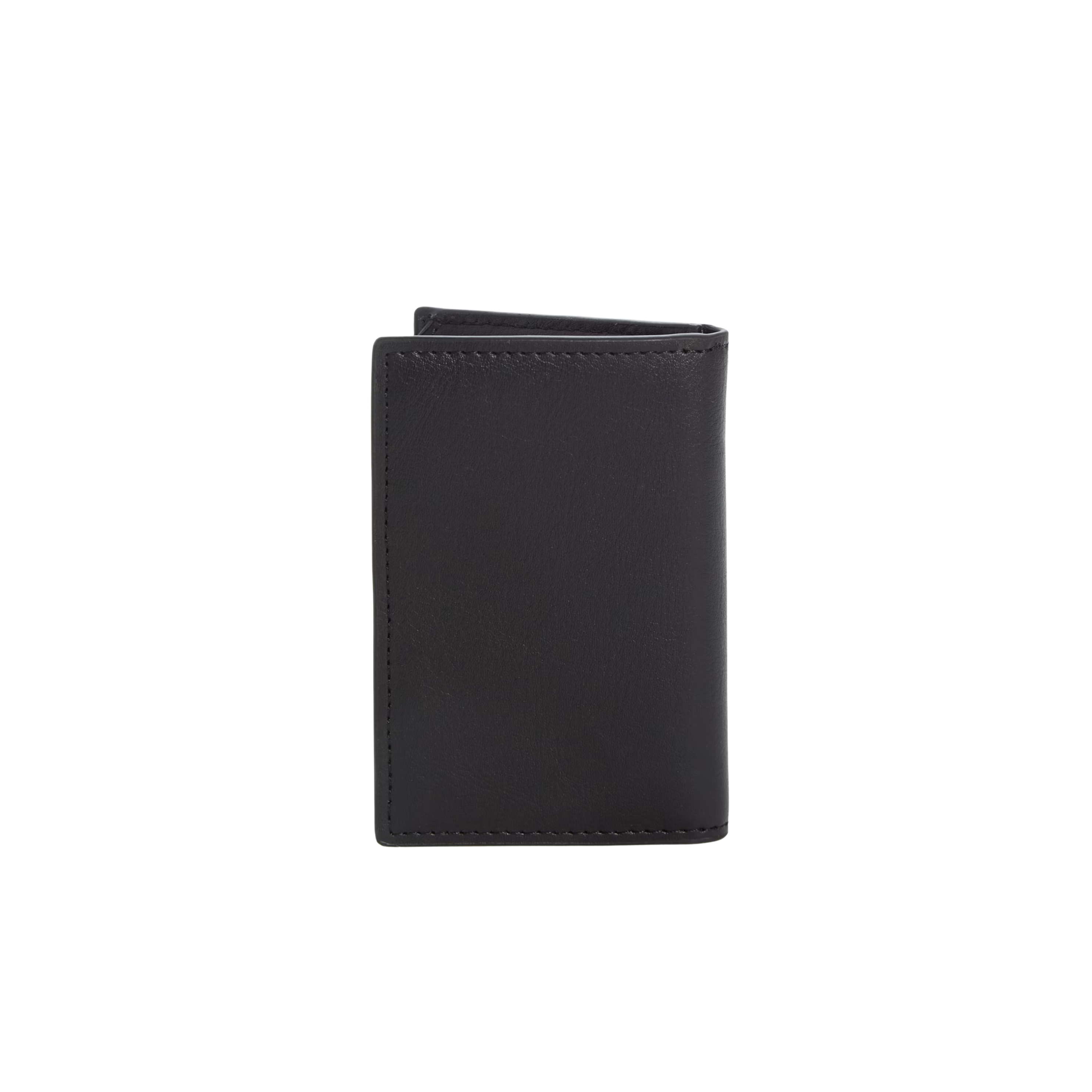 Guess Men Smooth Faux-Leather Bifold Wallet - Black