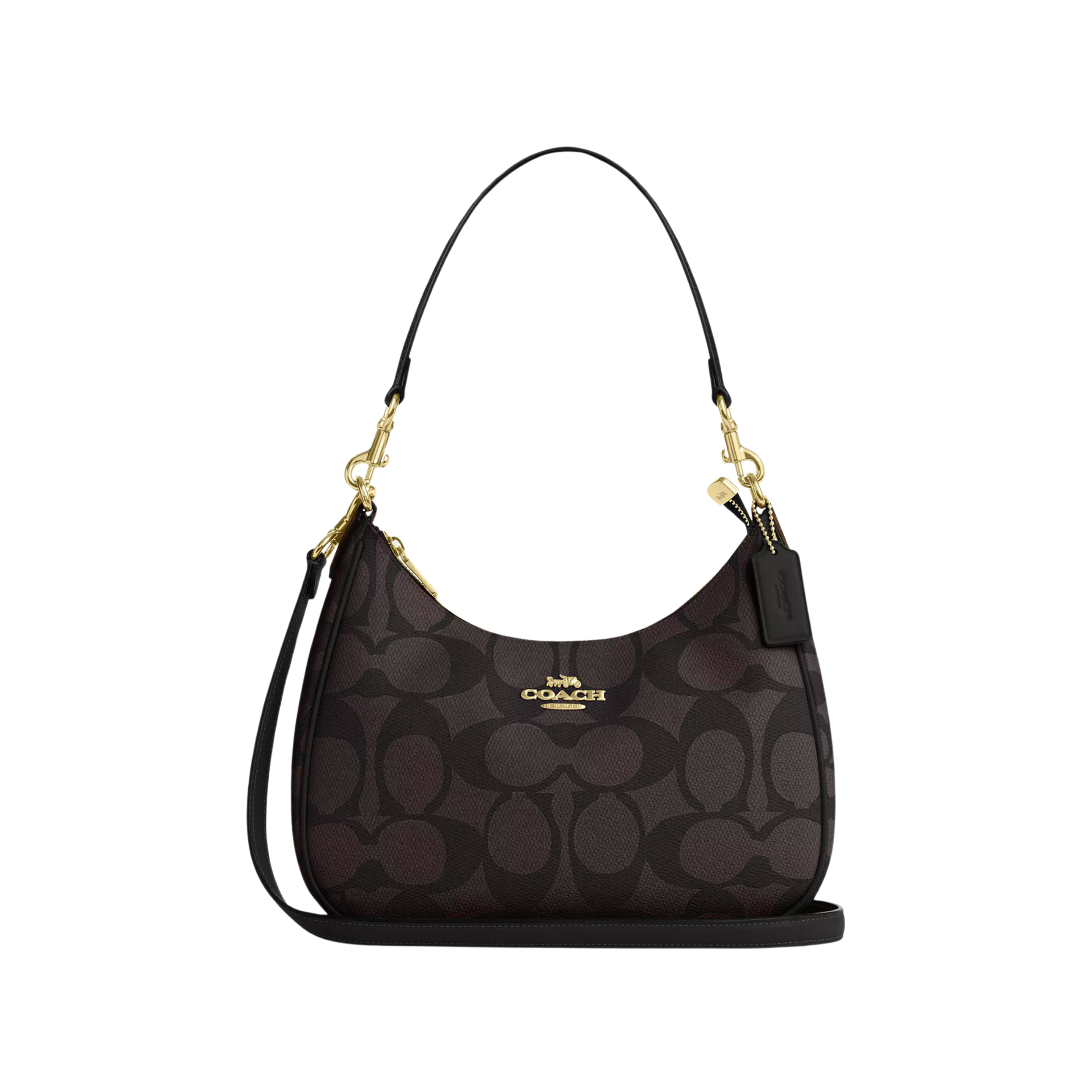 COACH Women Teri Hobo Bag - Gold Walnut Tan