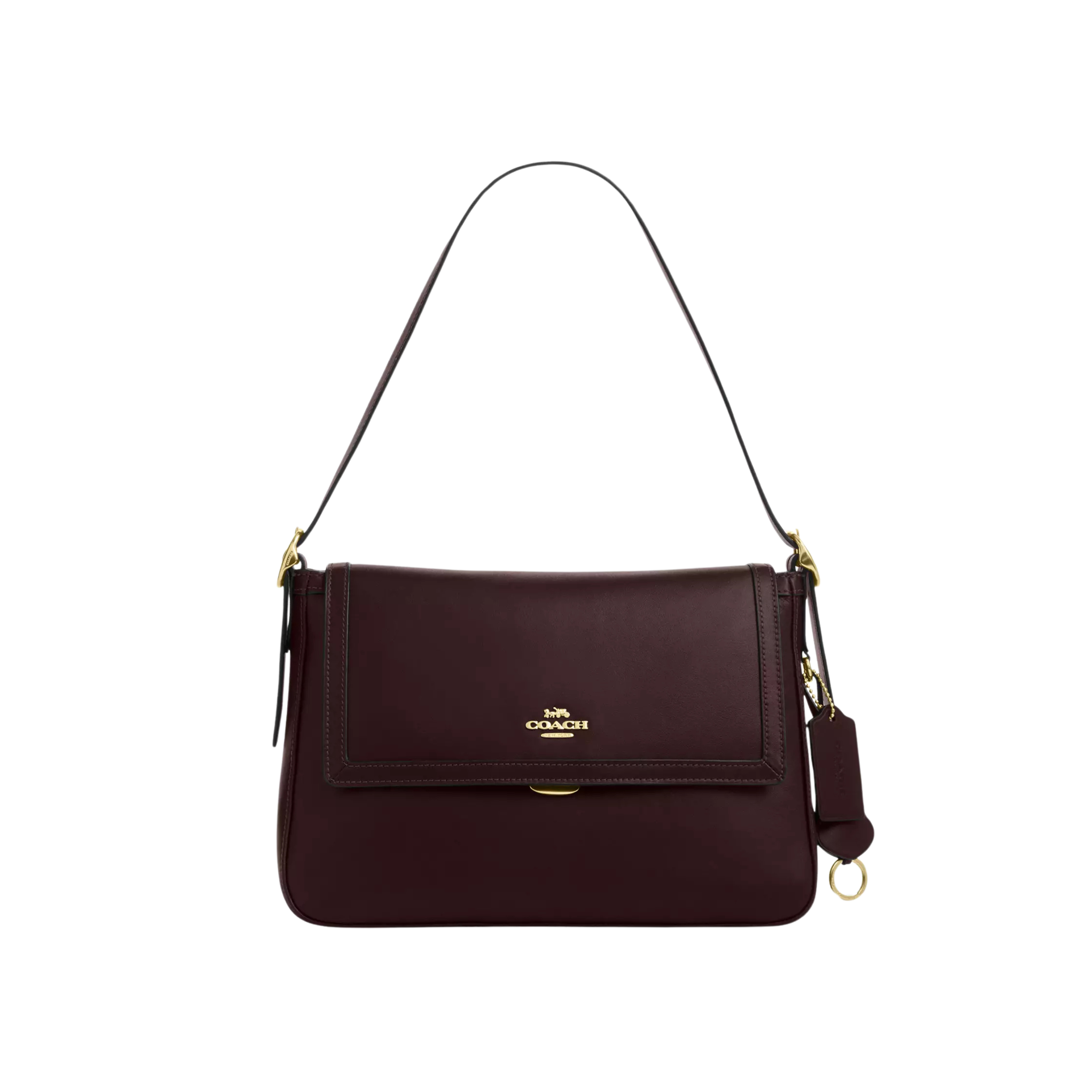 COACH Women Etta Flap Bag - Gold