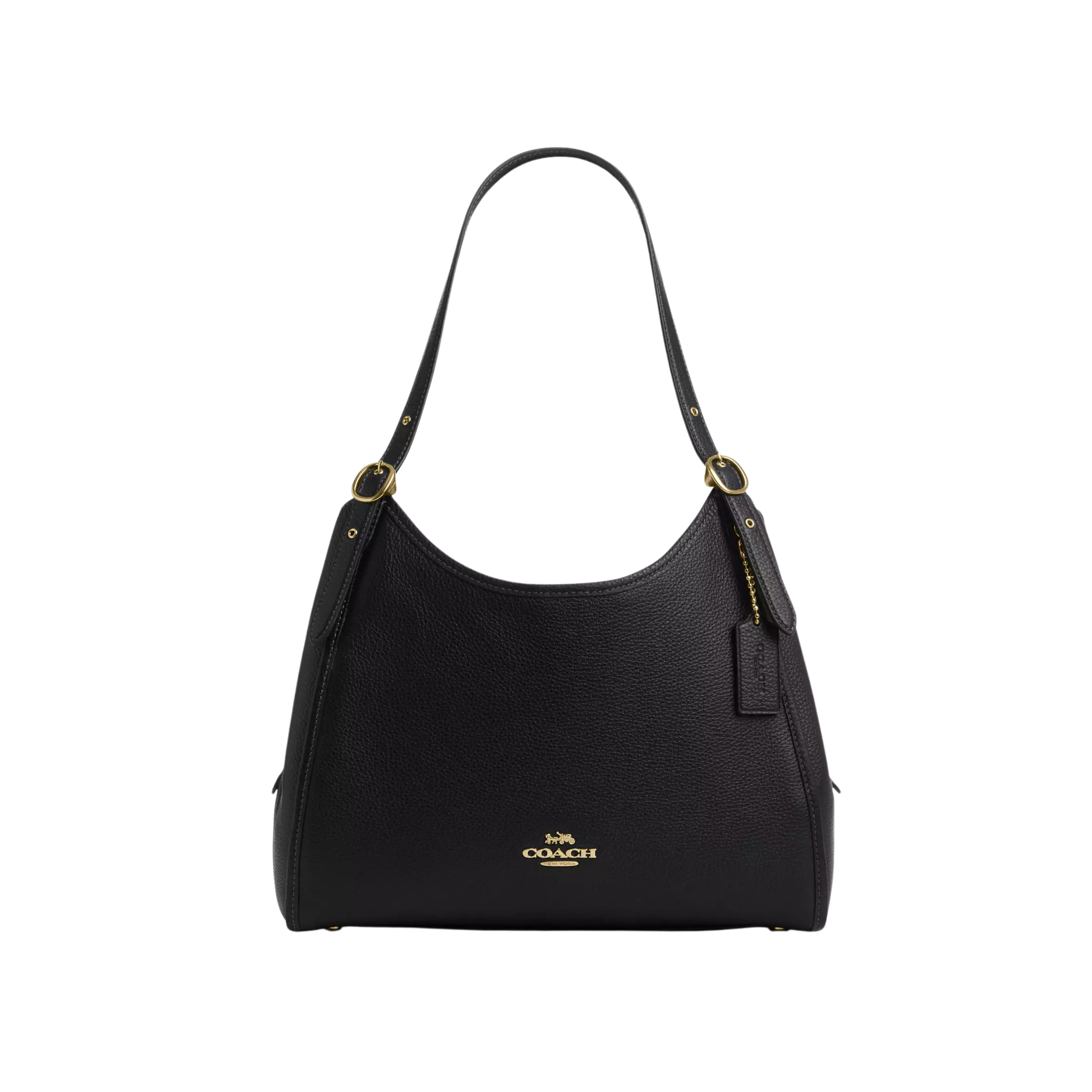 COACH Women Erin Shoulder Bag - Gold Black