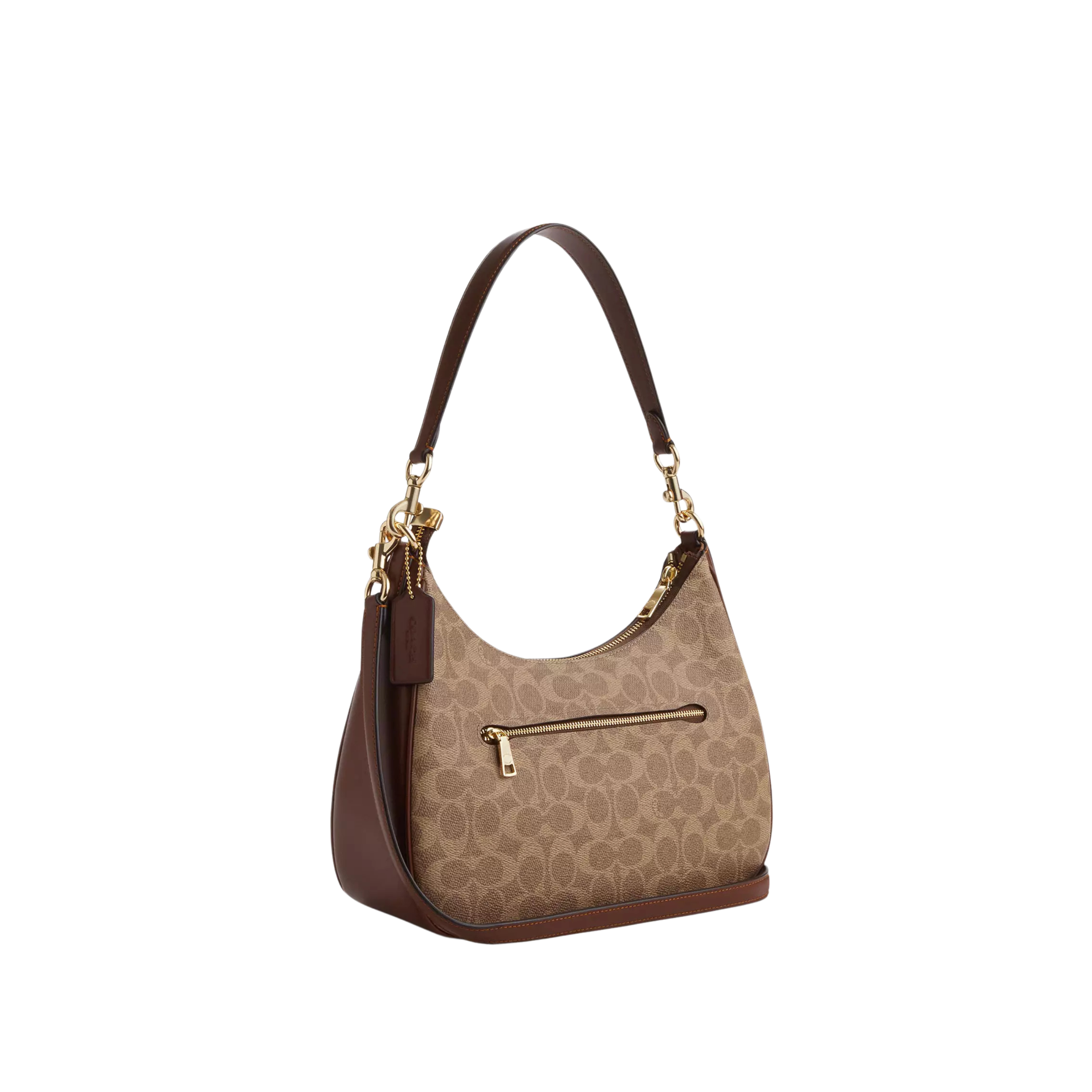 COACH Women Teri Hobo Bag - Gold Tan Brown