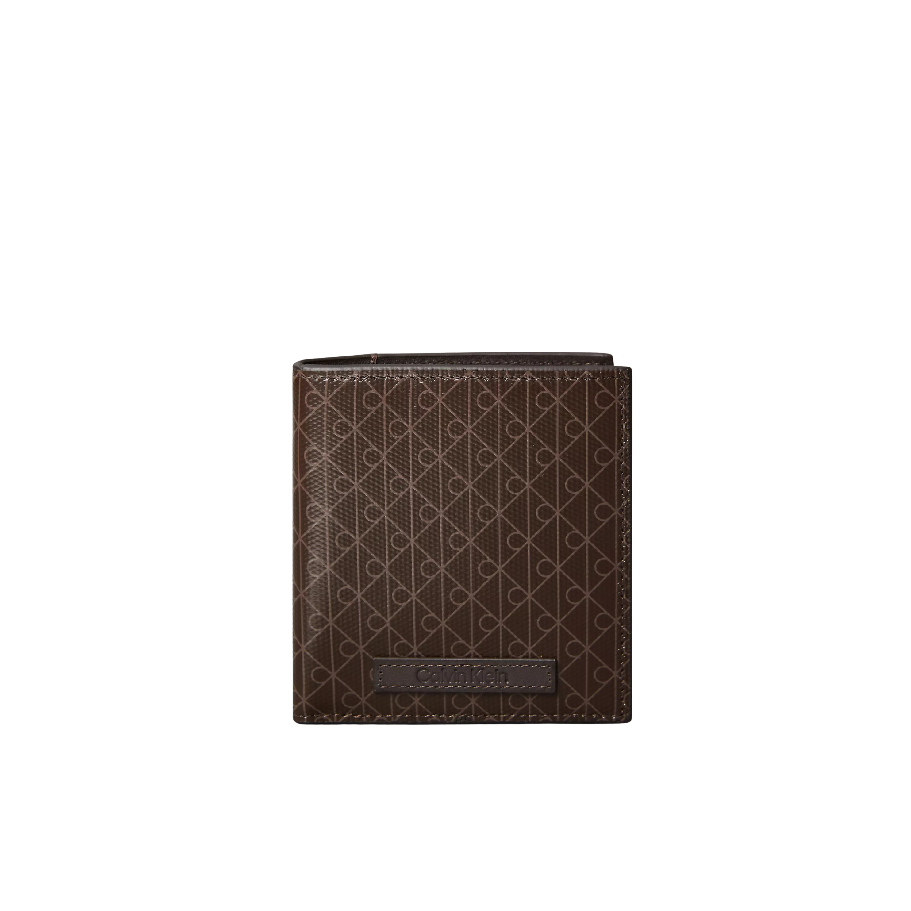 Calvin Klein Men Emblem Bifold Wallet - Mulch