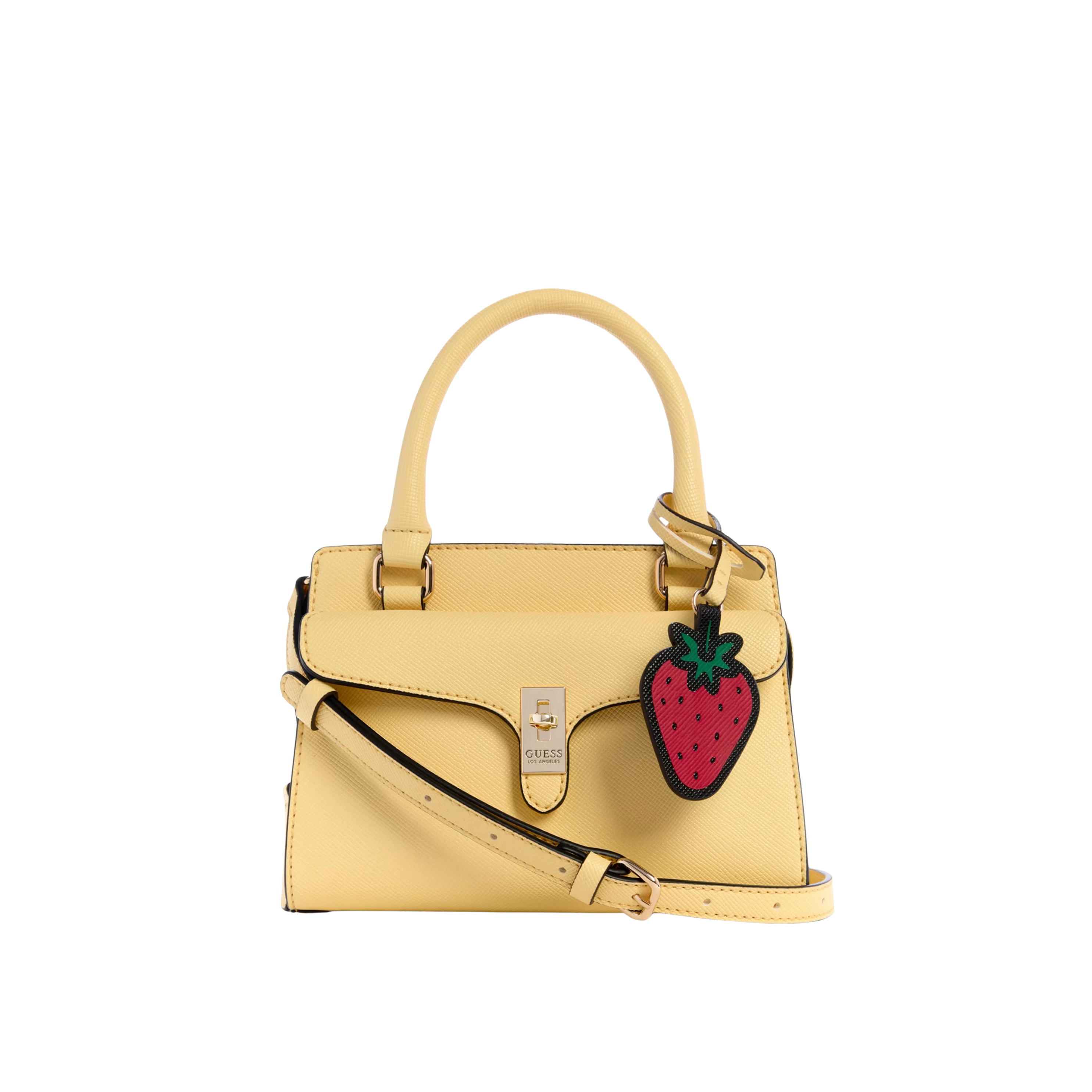 Guess Women Ferrara Small Satchel - Yellow