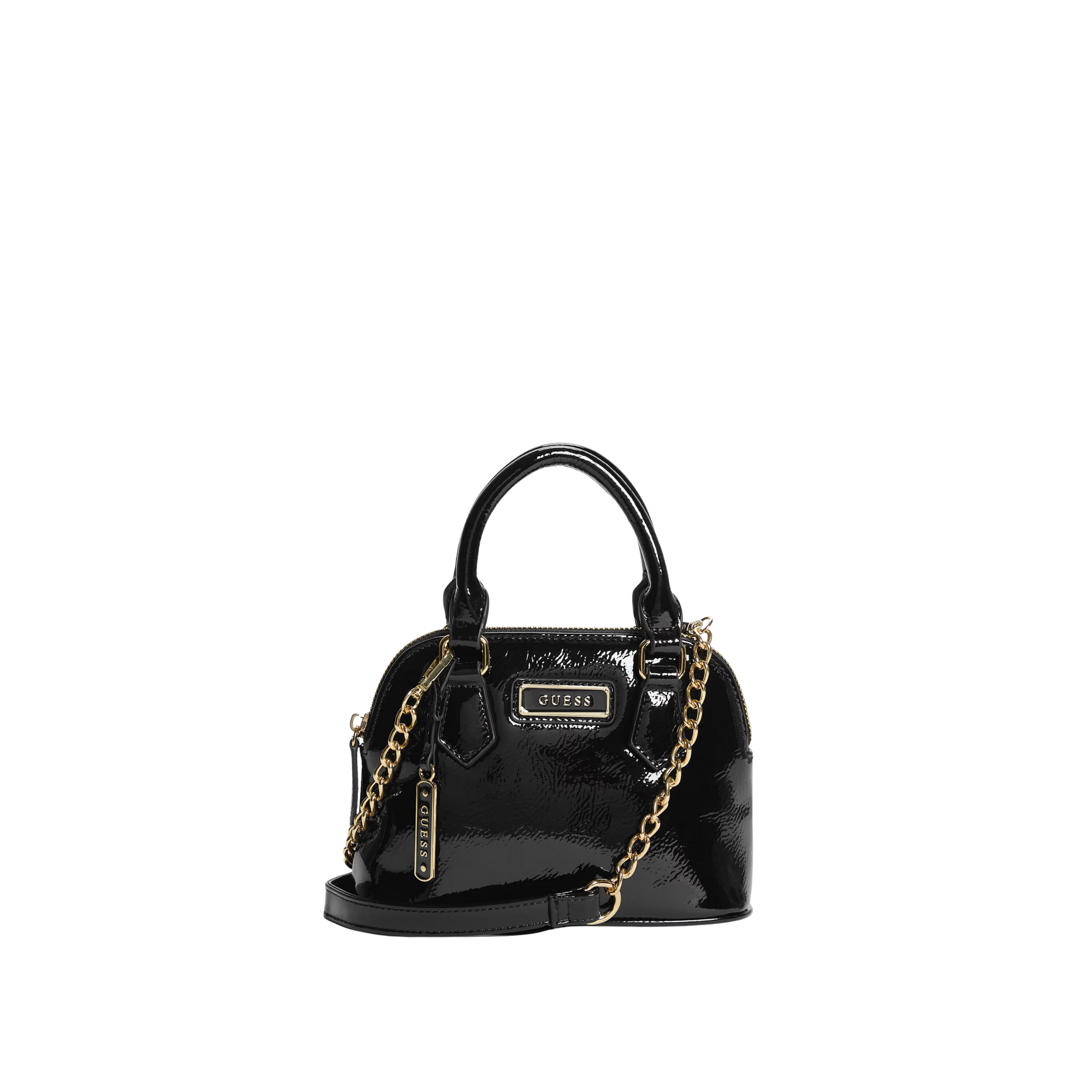 GUESS Women Elise Dome Satchel - Black