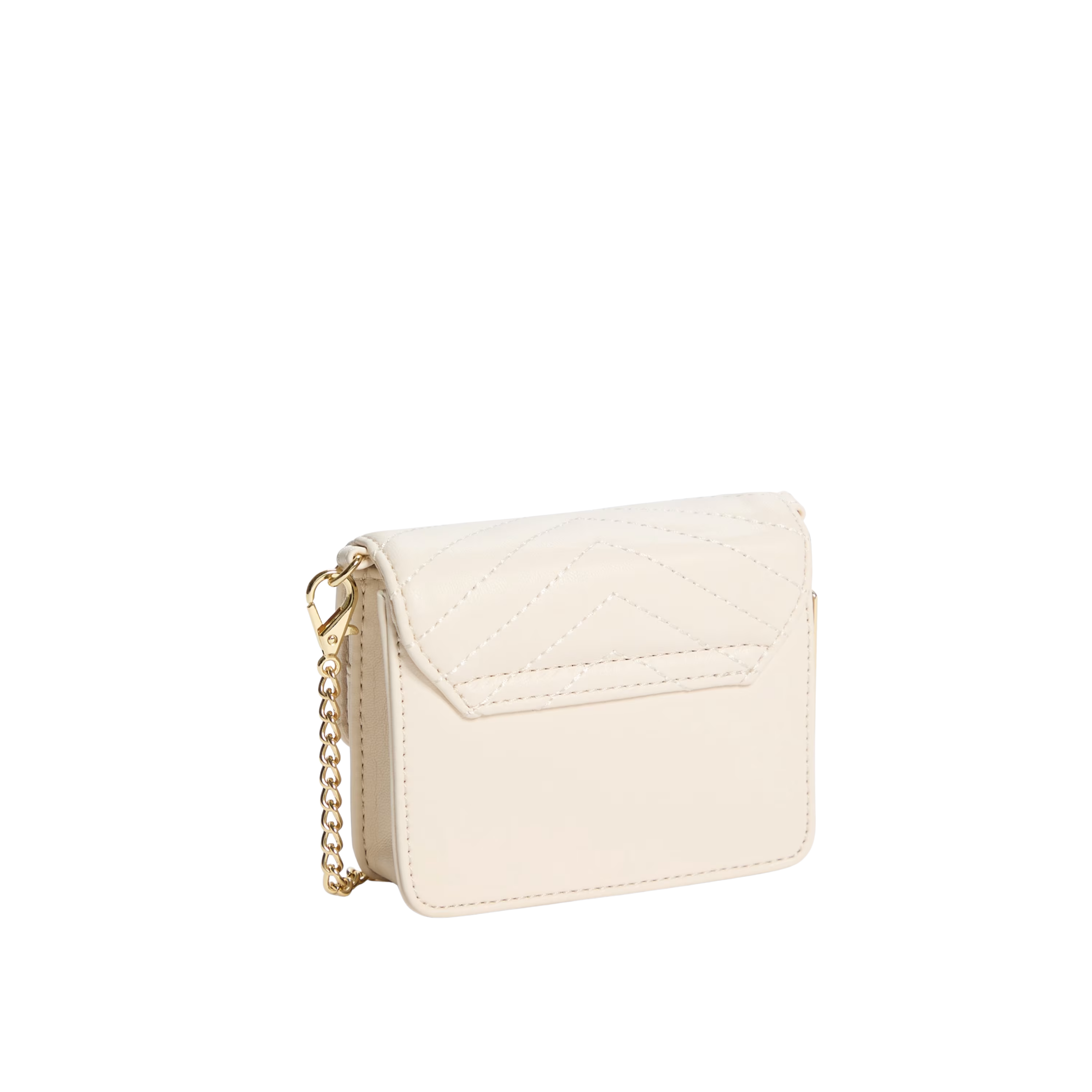 Guess Women Elssie Card Case Crossbody - Off White