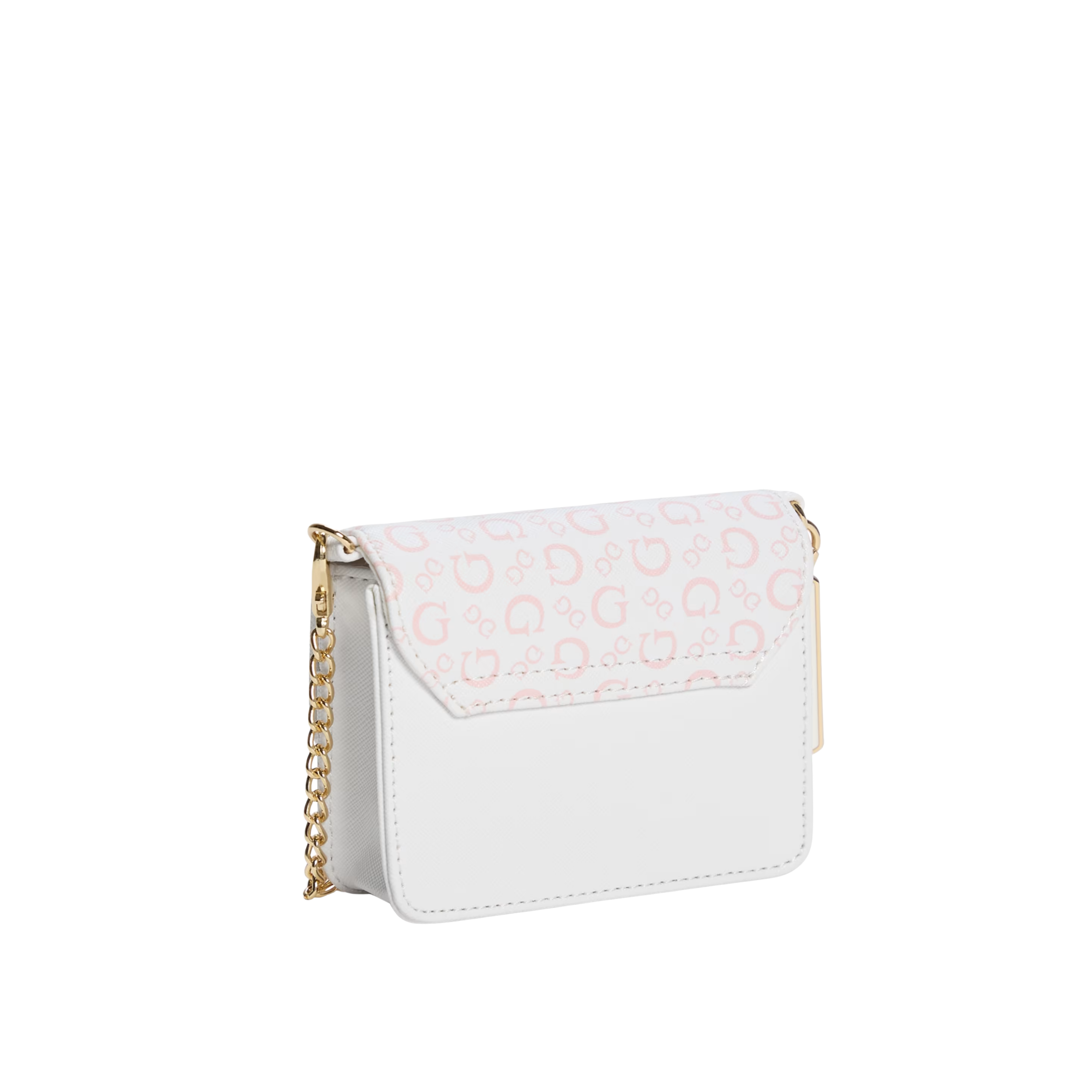 Guess Women Elssie Card Case Crossbody - Pink