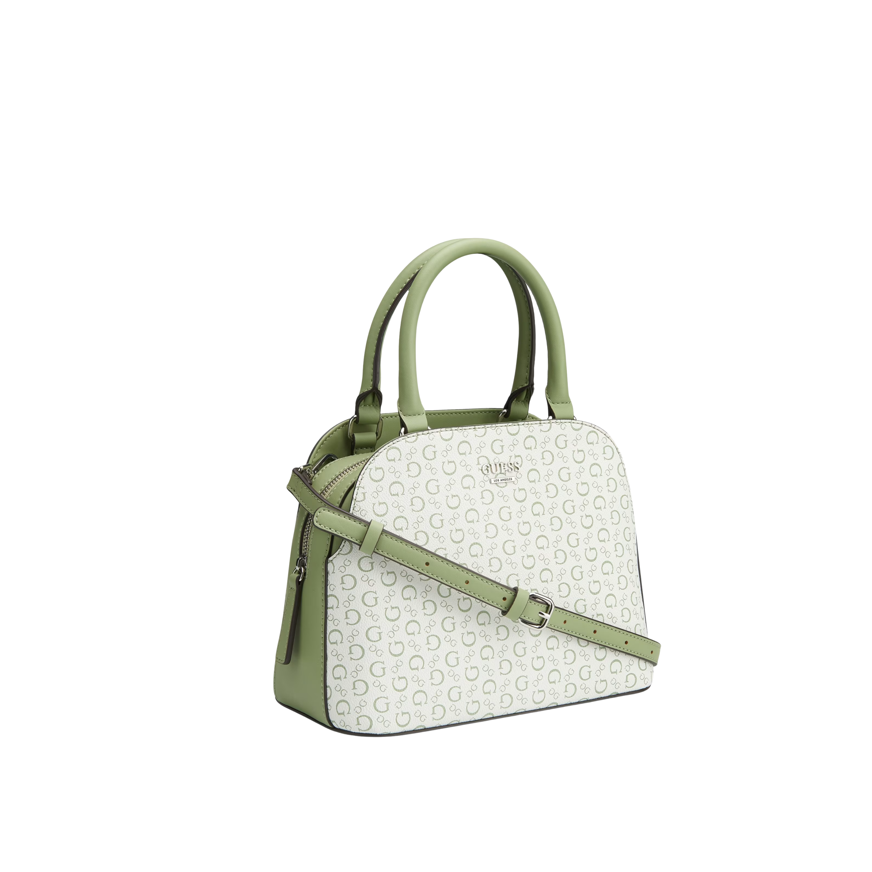 Guess Women Beryln Logo Large Satchel - Green