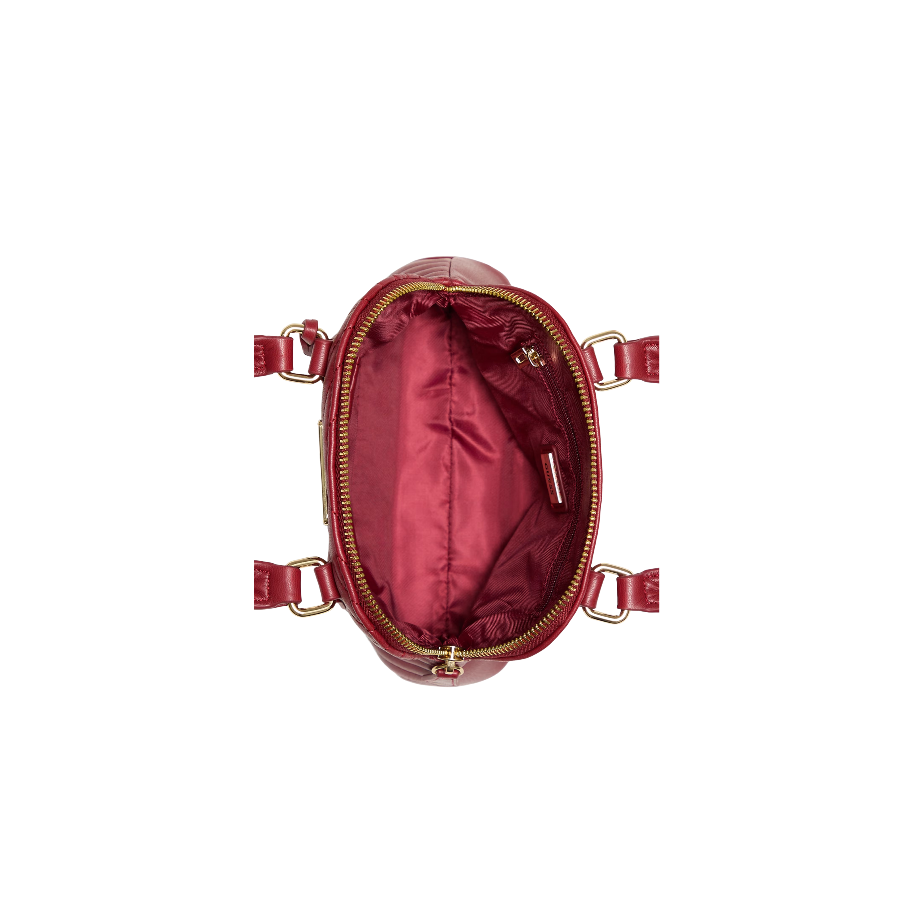 GUESS Women Elise Dome Satchel - Red