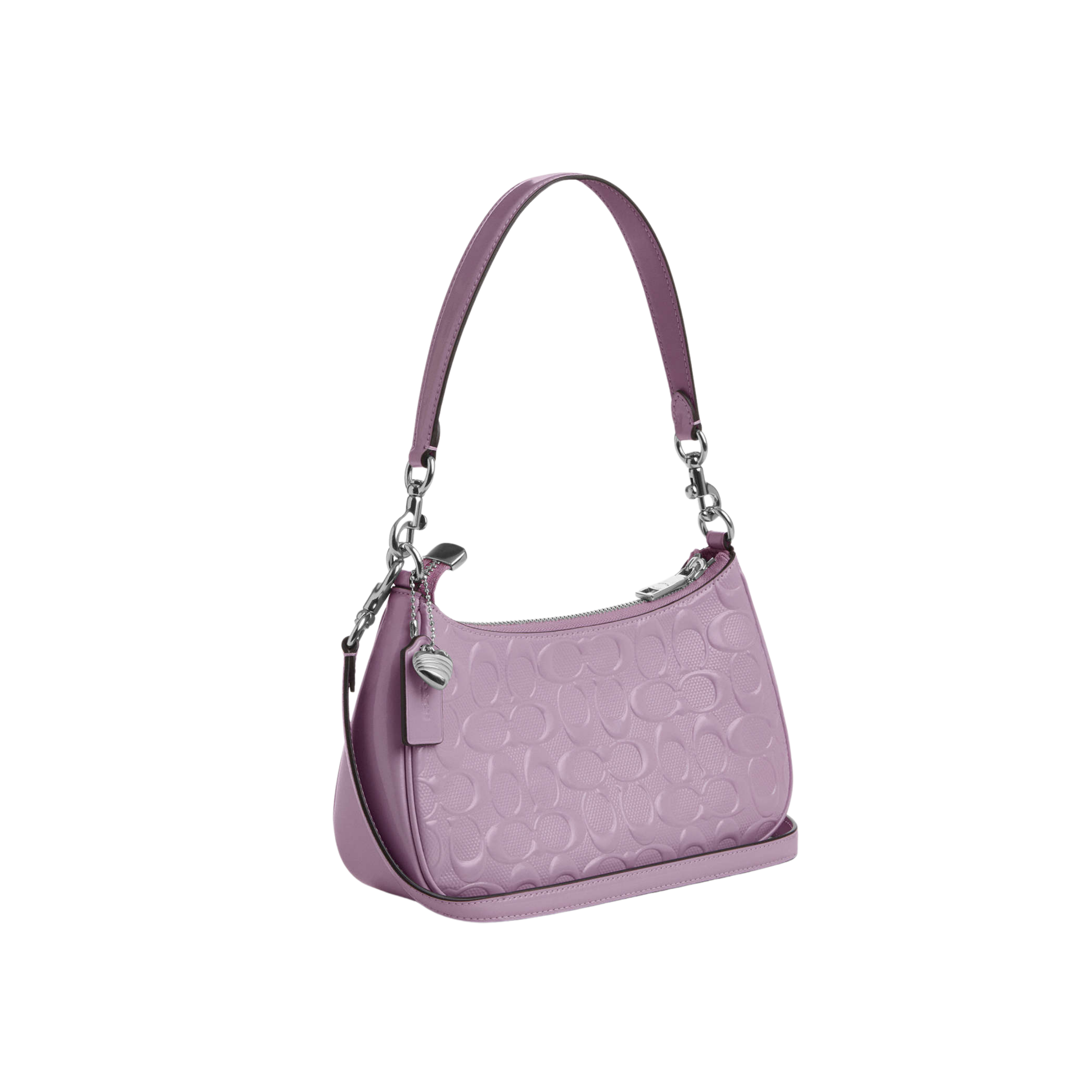 Coach Women Teri Shoulder Bag - Silver Light Violet