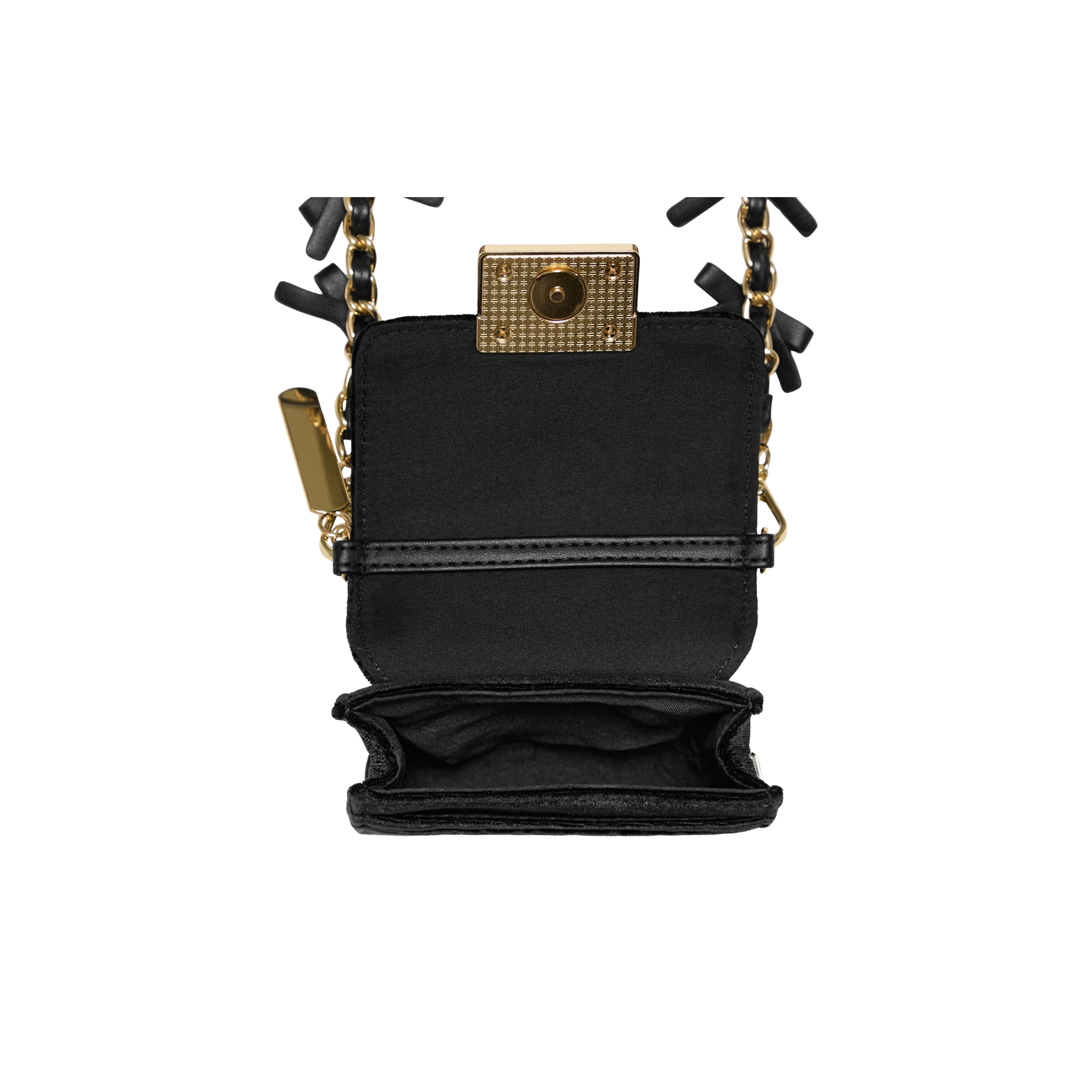 Guess Women Elssie Card Case Crossbody - Black G