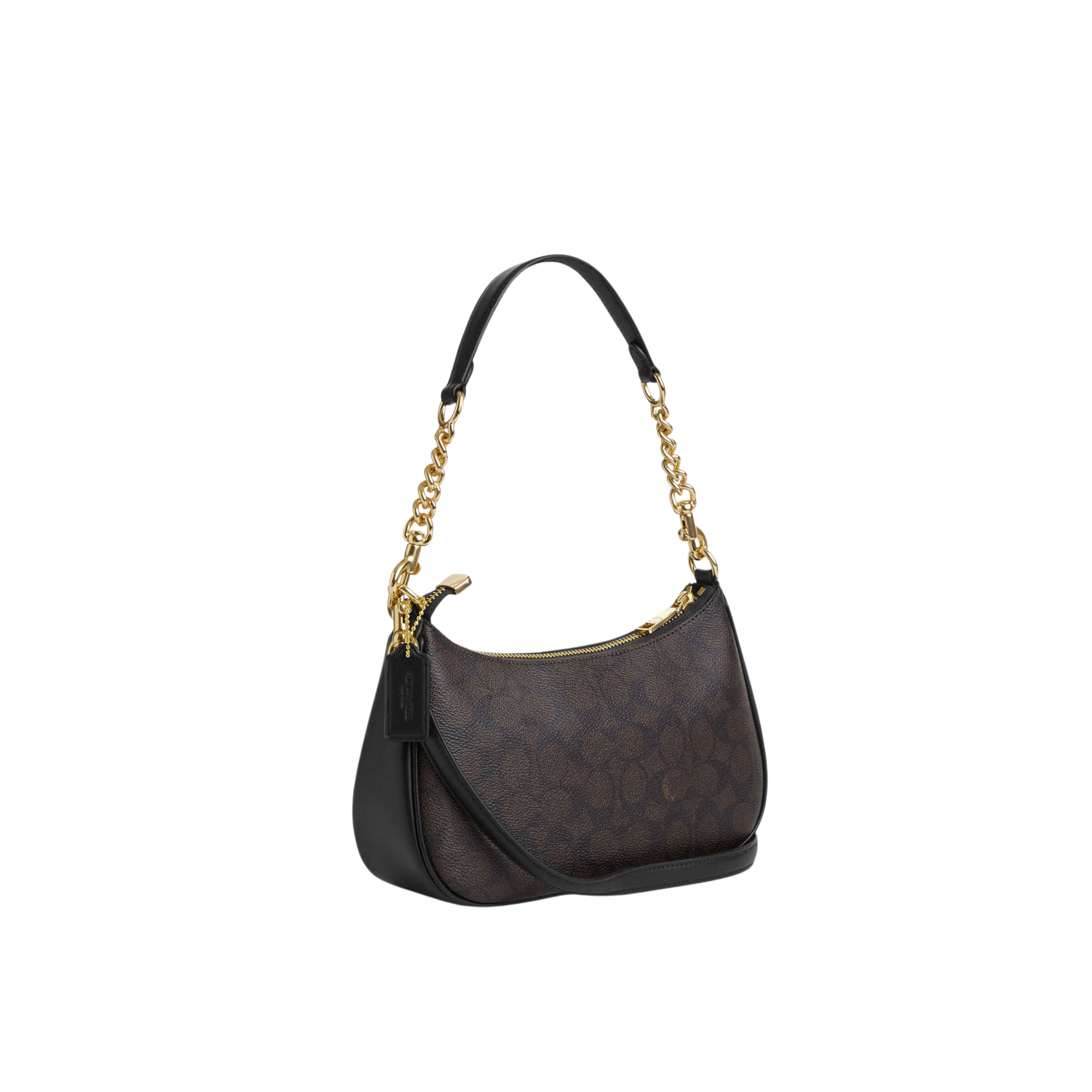 Coach Women Teri Shoulder Bag - Walnut Black