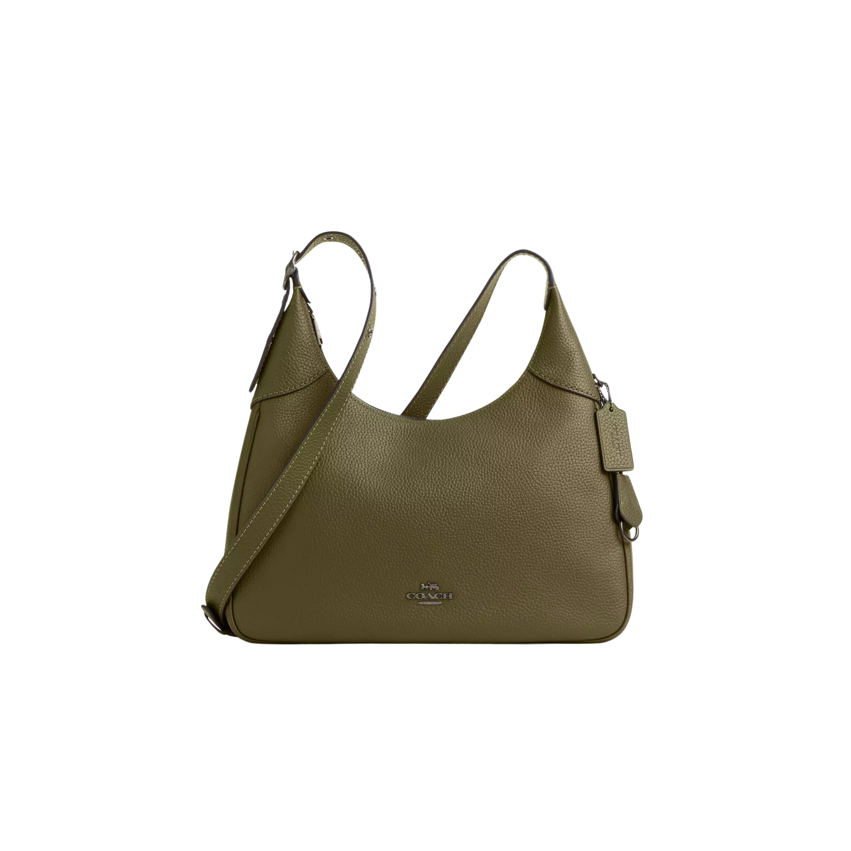 COACH Women Ella Shoulder Bag - Gunmetal Olive