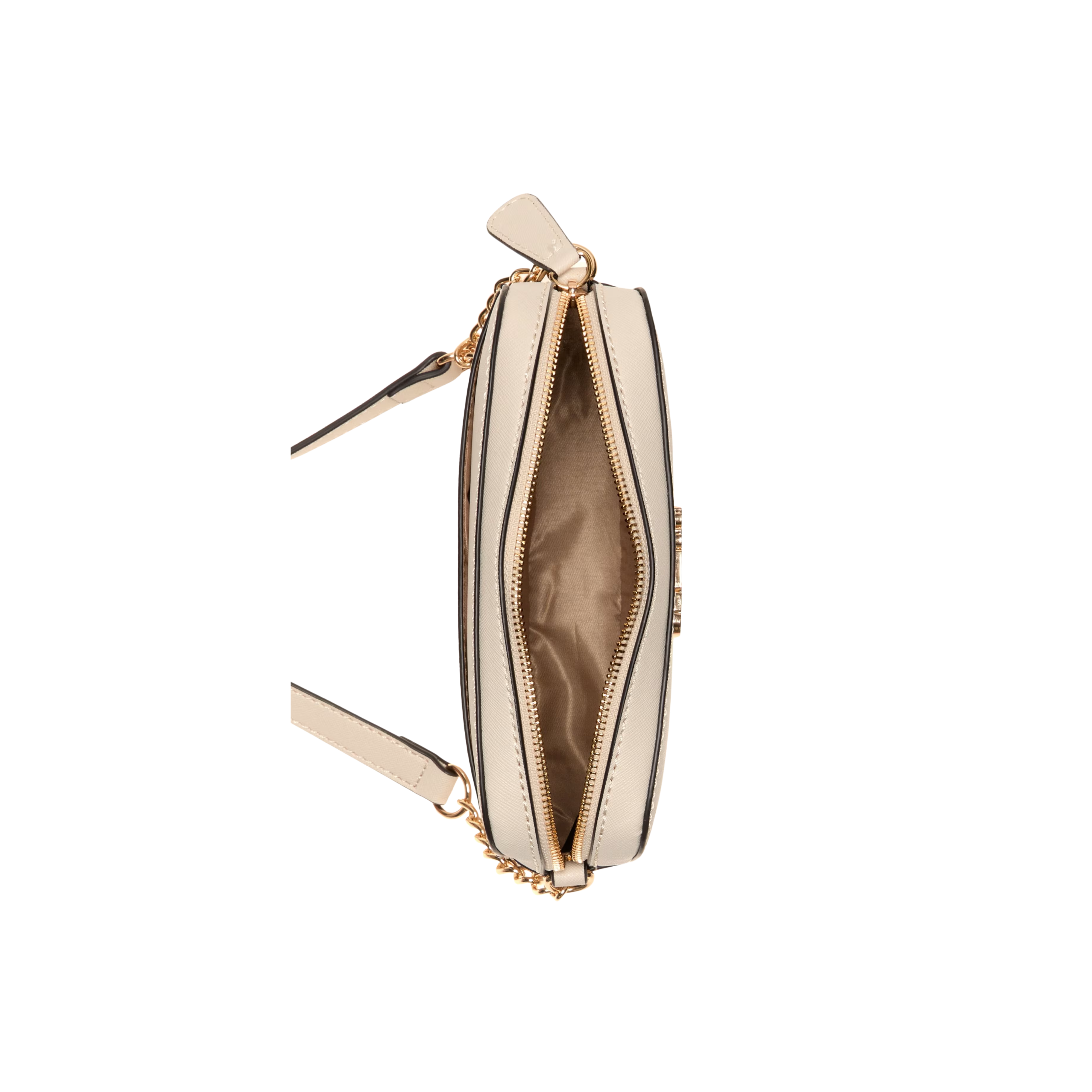 Guess Women Nolan Camera Crossbody - Off White