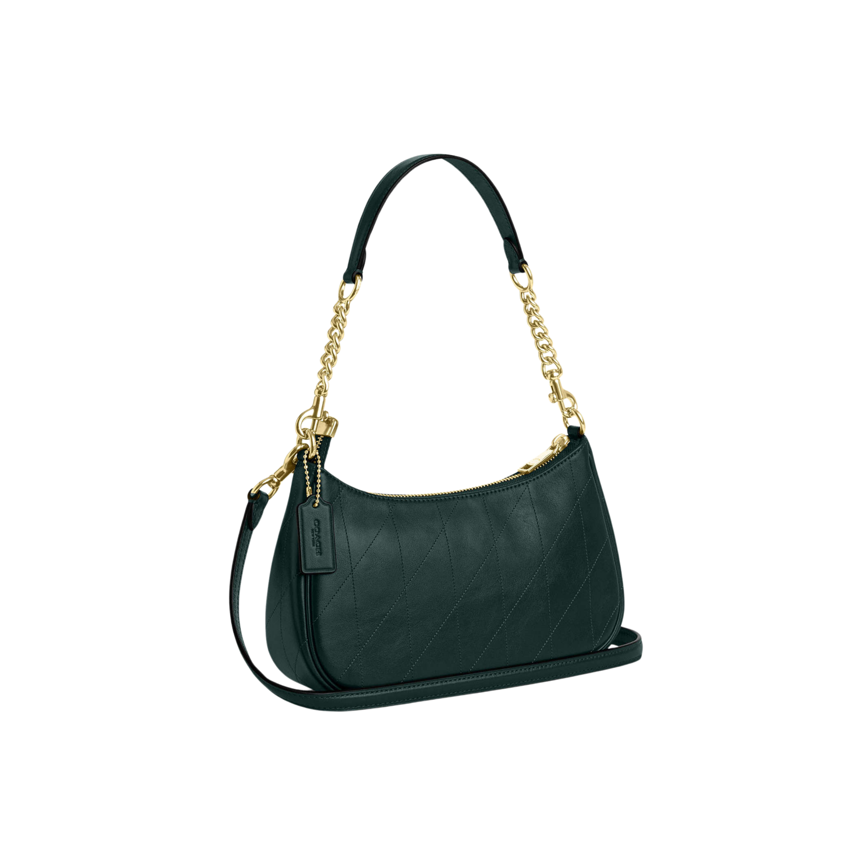 Coach Women Teri Shoulder Bag - Gold Dark Teal