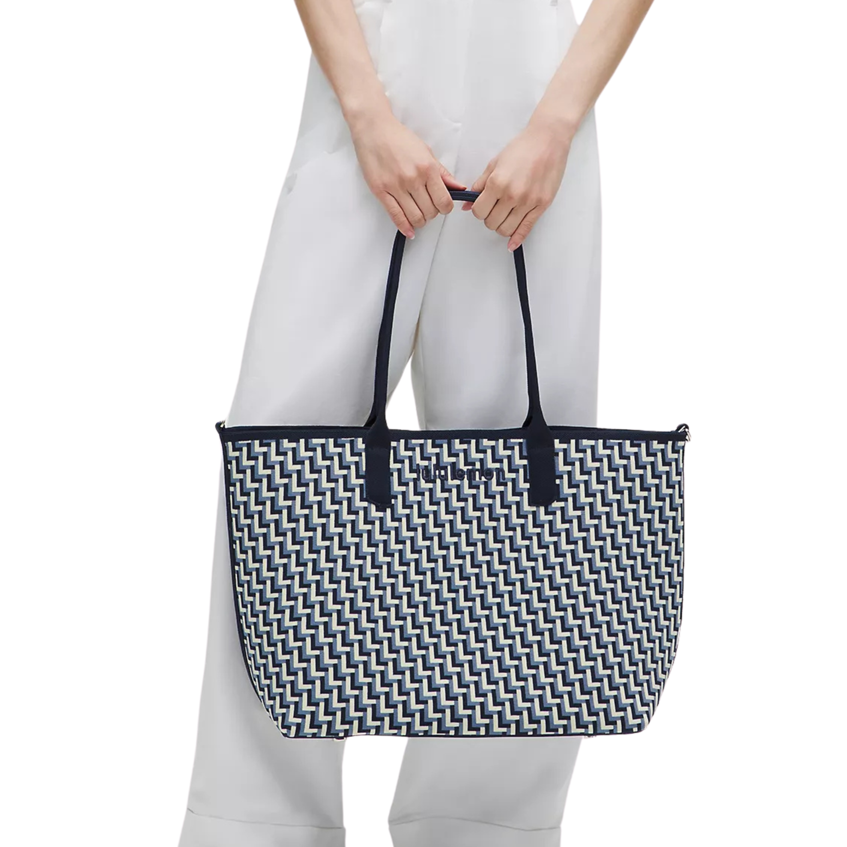 Lululemon Classic Knit Tote Bag 18L - Club Blue Washed Denim