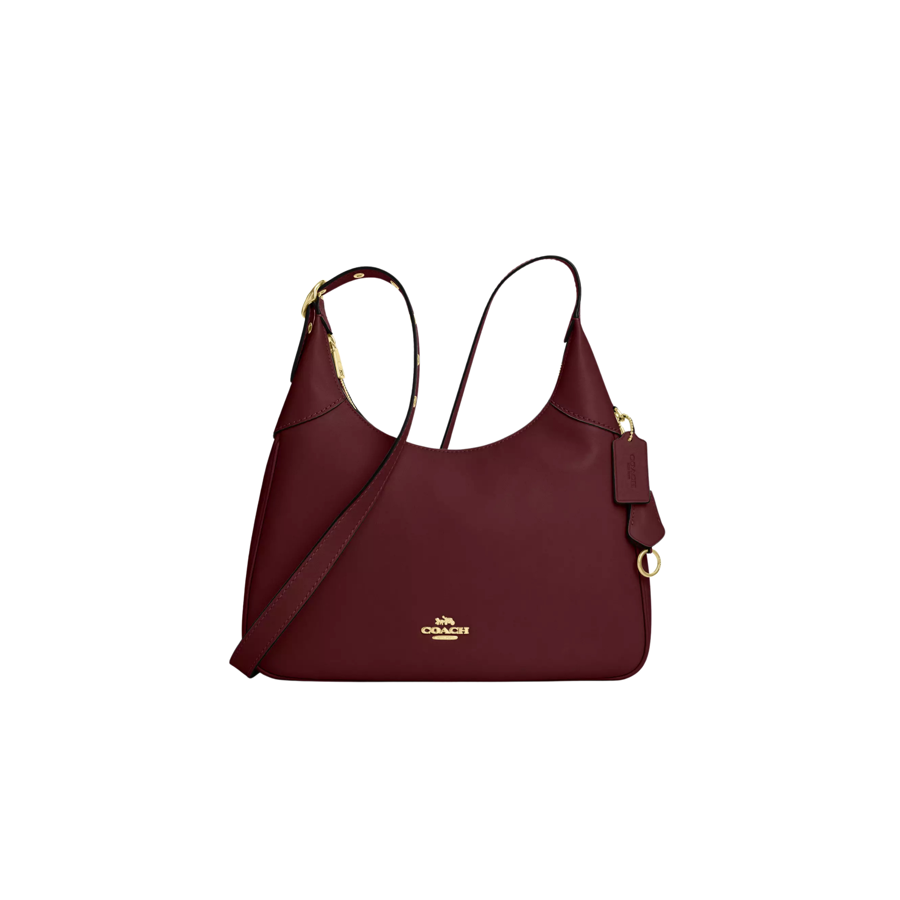 COACH Women Ella Shoulder Bag - Gold Wine