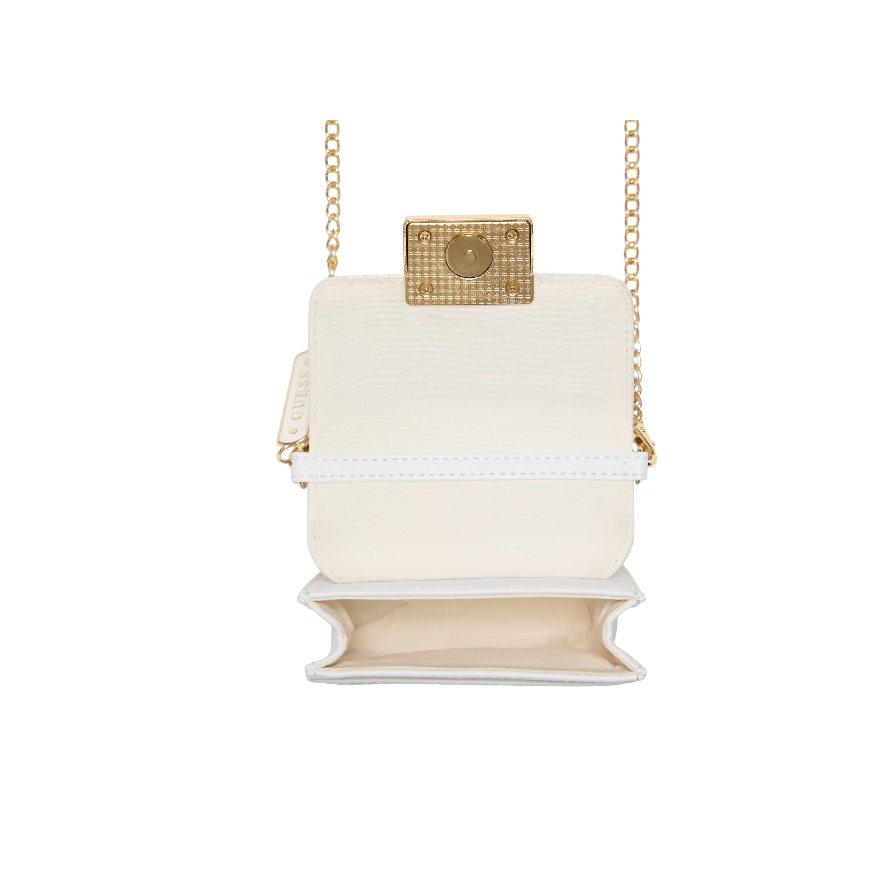 Guess Women Elssie Card Case Crossbody - Pink