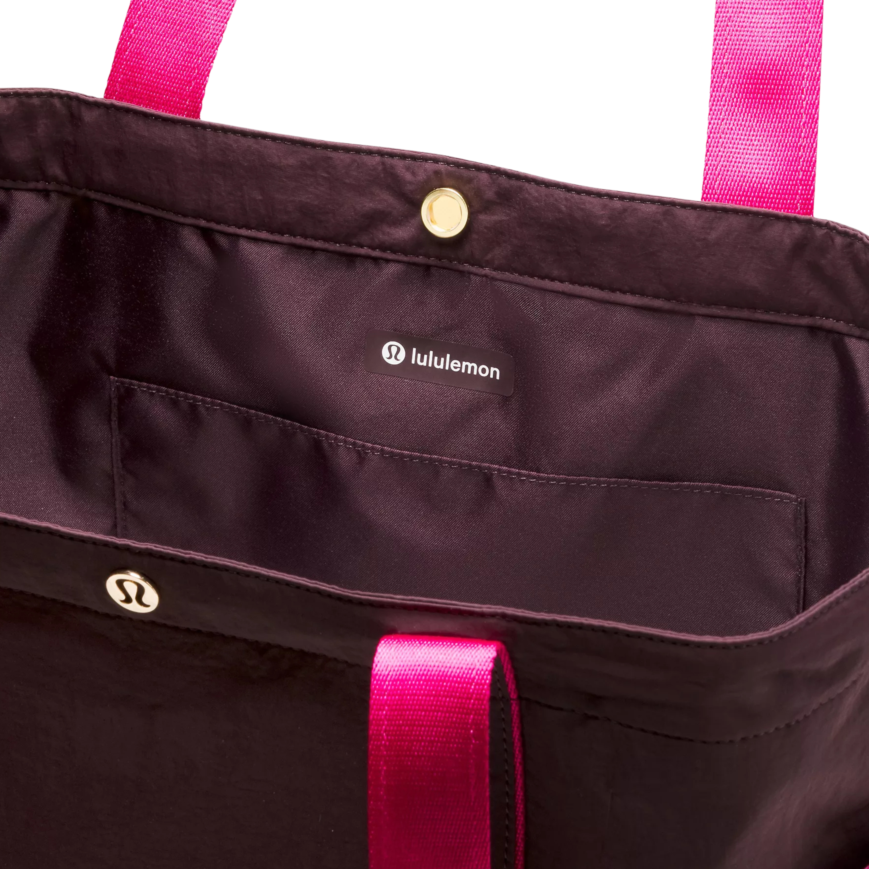 Lululemon Daily Multi-Pocket Tote Bag - Black Plum Jewelled