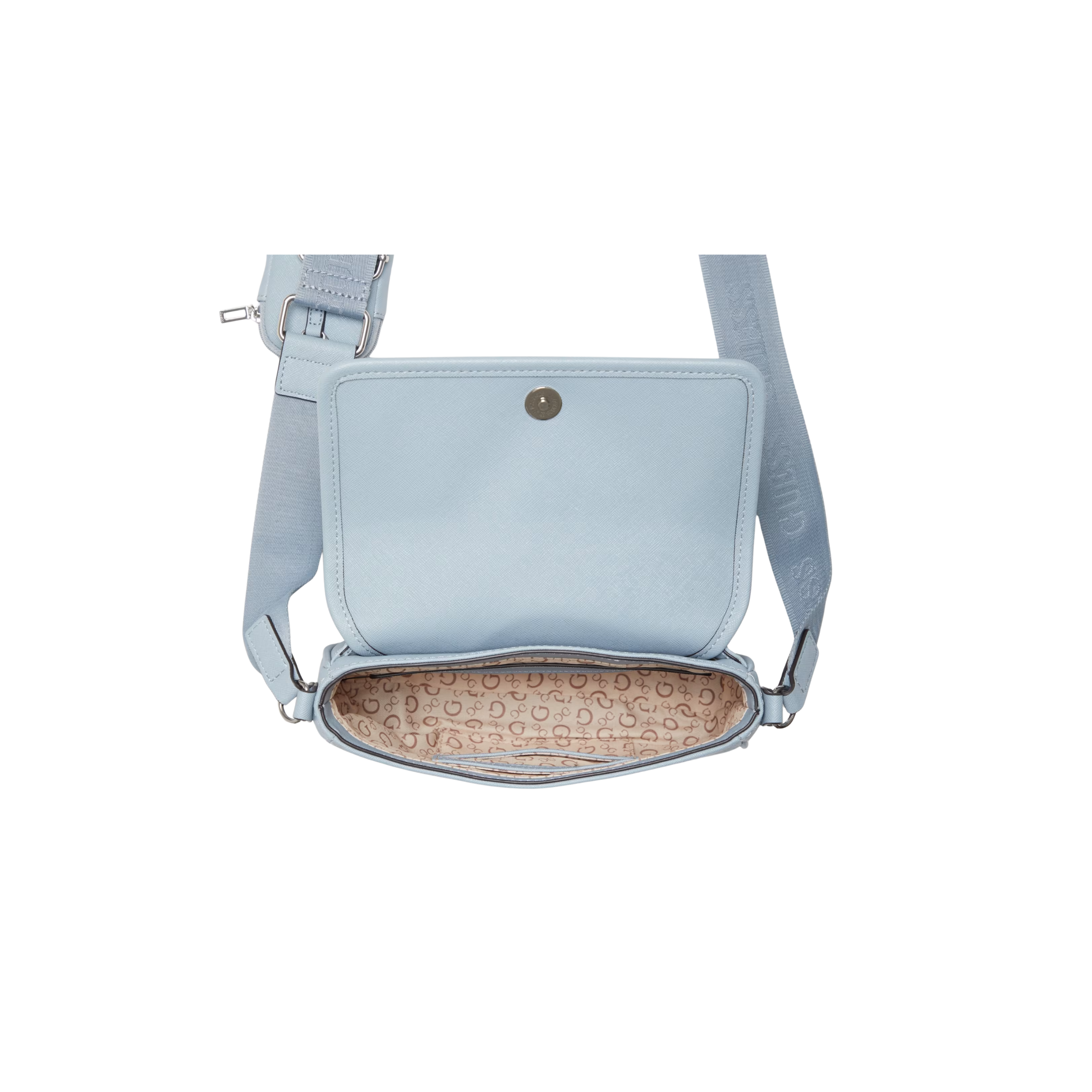 Guess Women Haddington Mini Crossbody - Blue