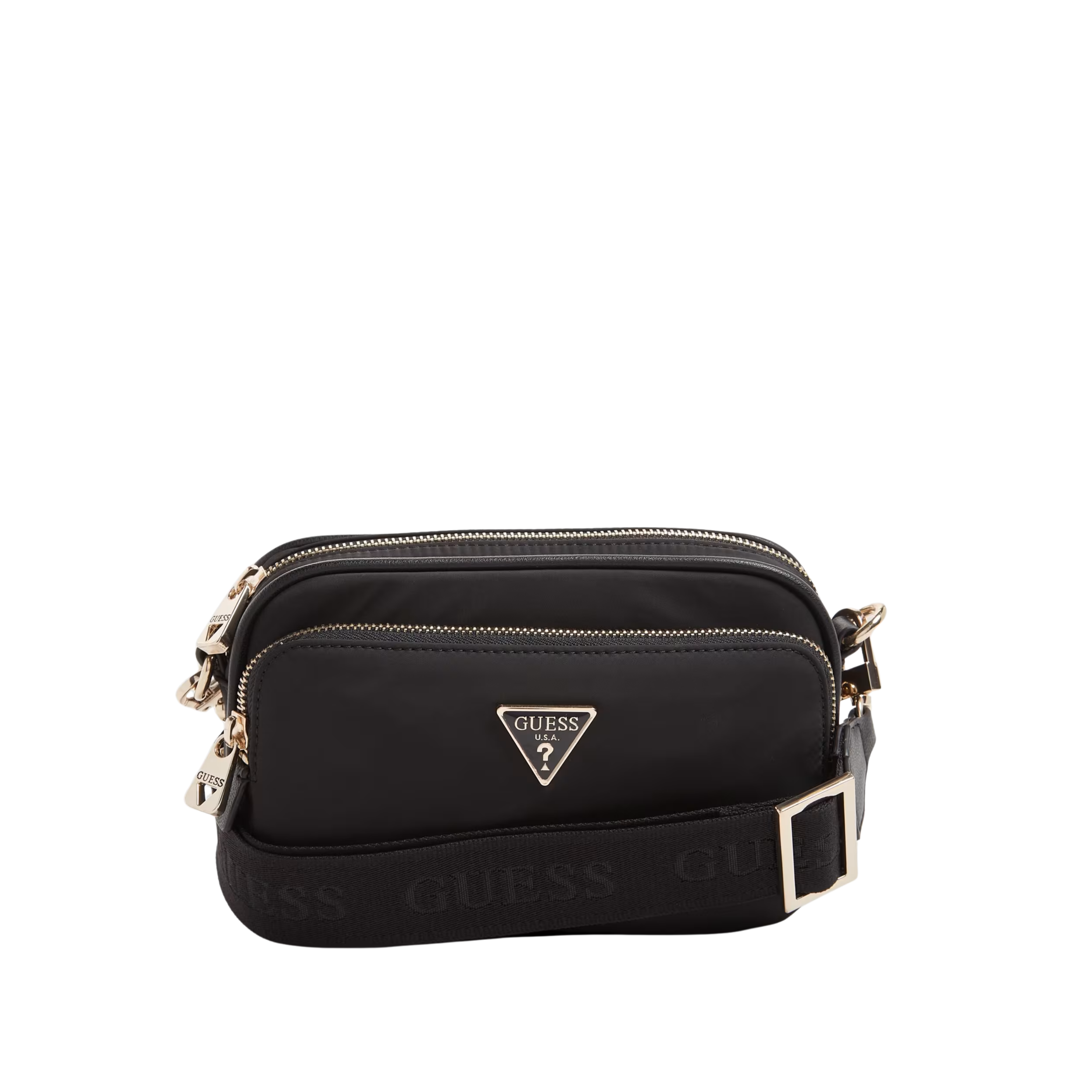 Guess Women Eco Gemma Camera Crossbody - Black