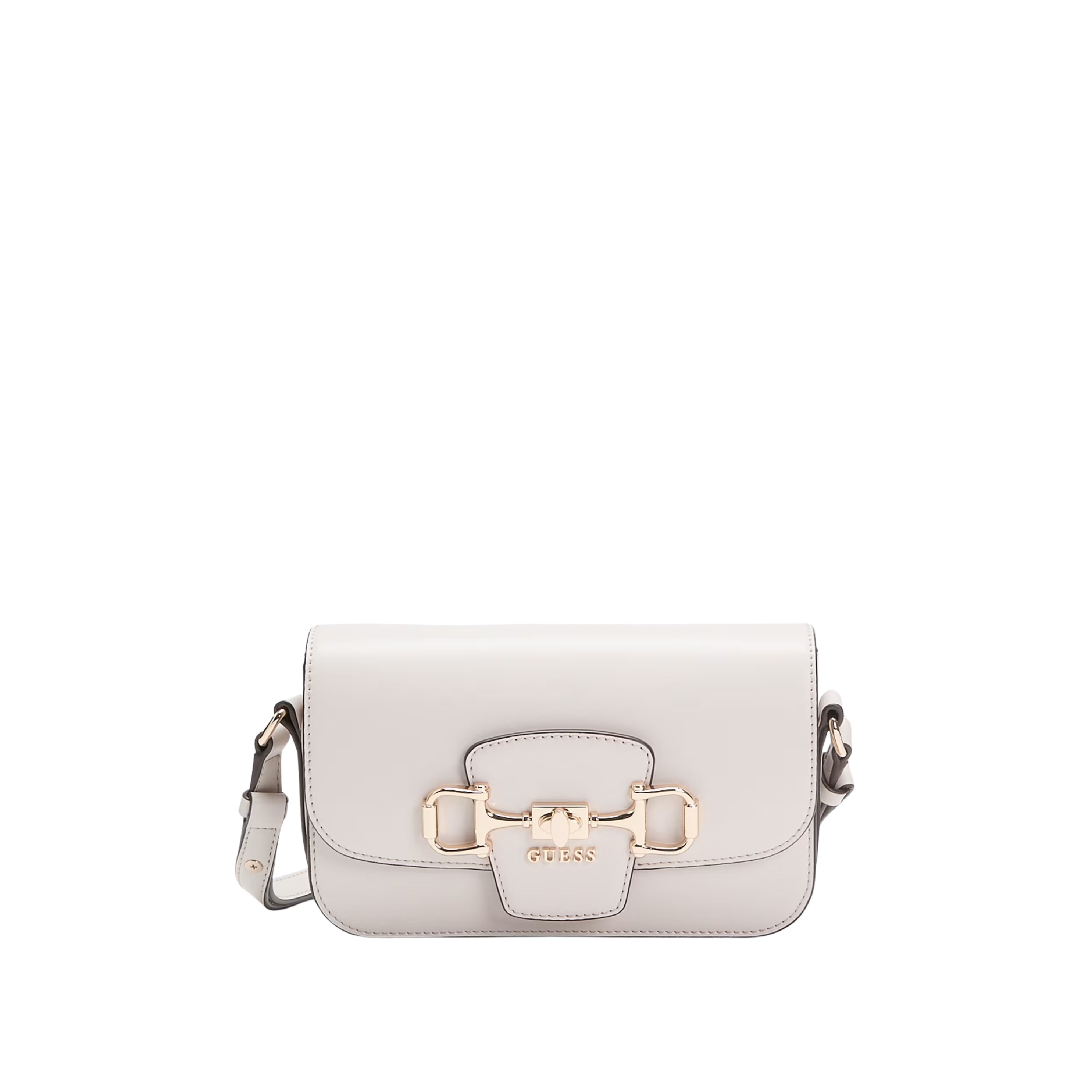Guess Women Janie Logo Crossbody Bag - White