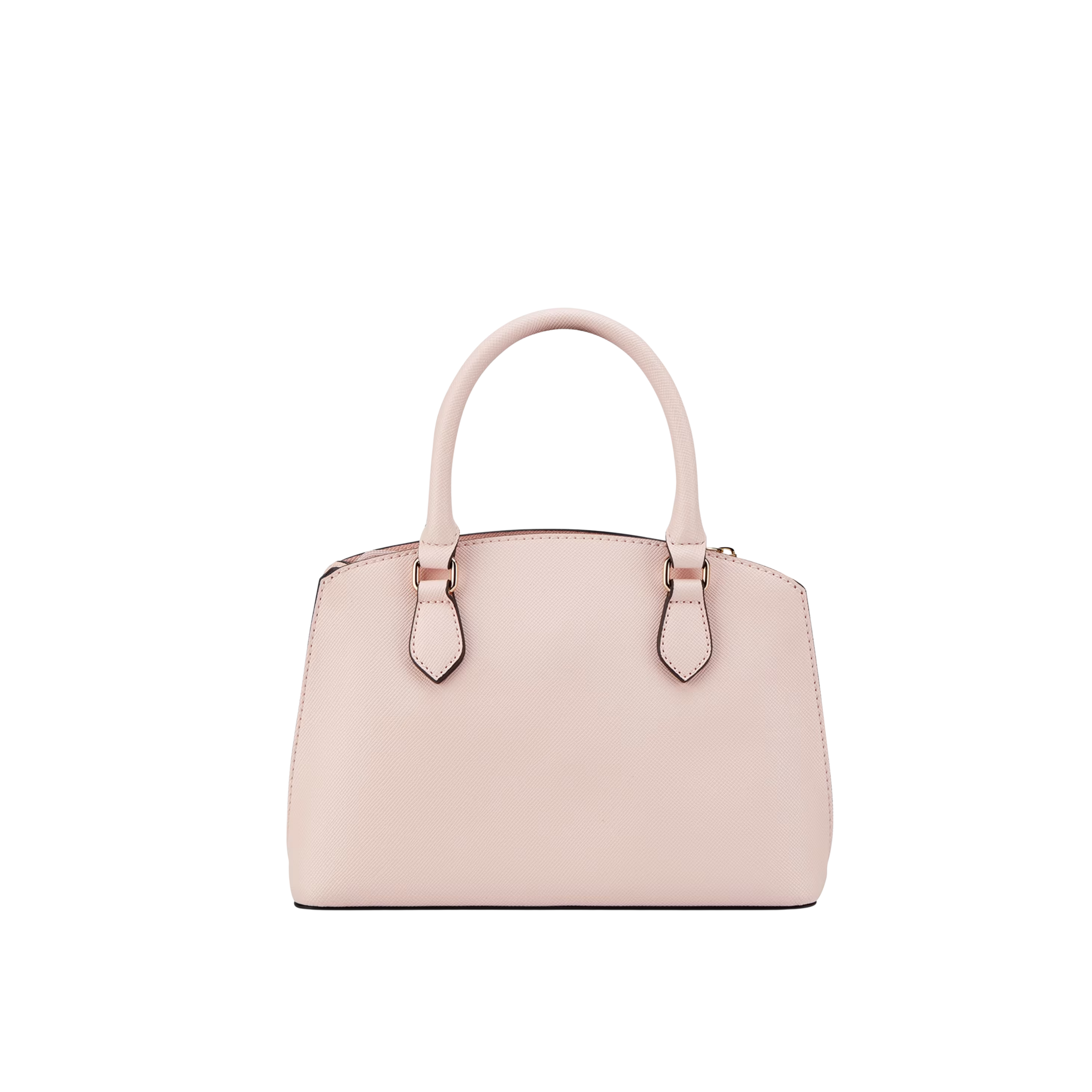 Guess Women Jeanine Faux Pearl Charm Satchel - Pink
