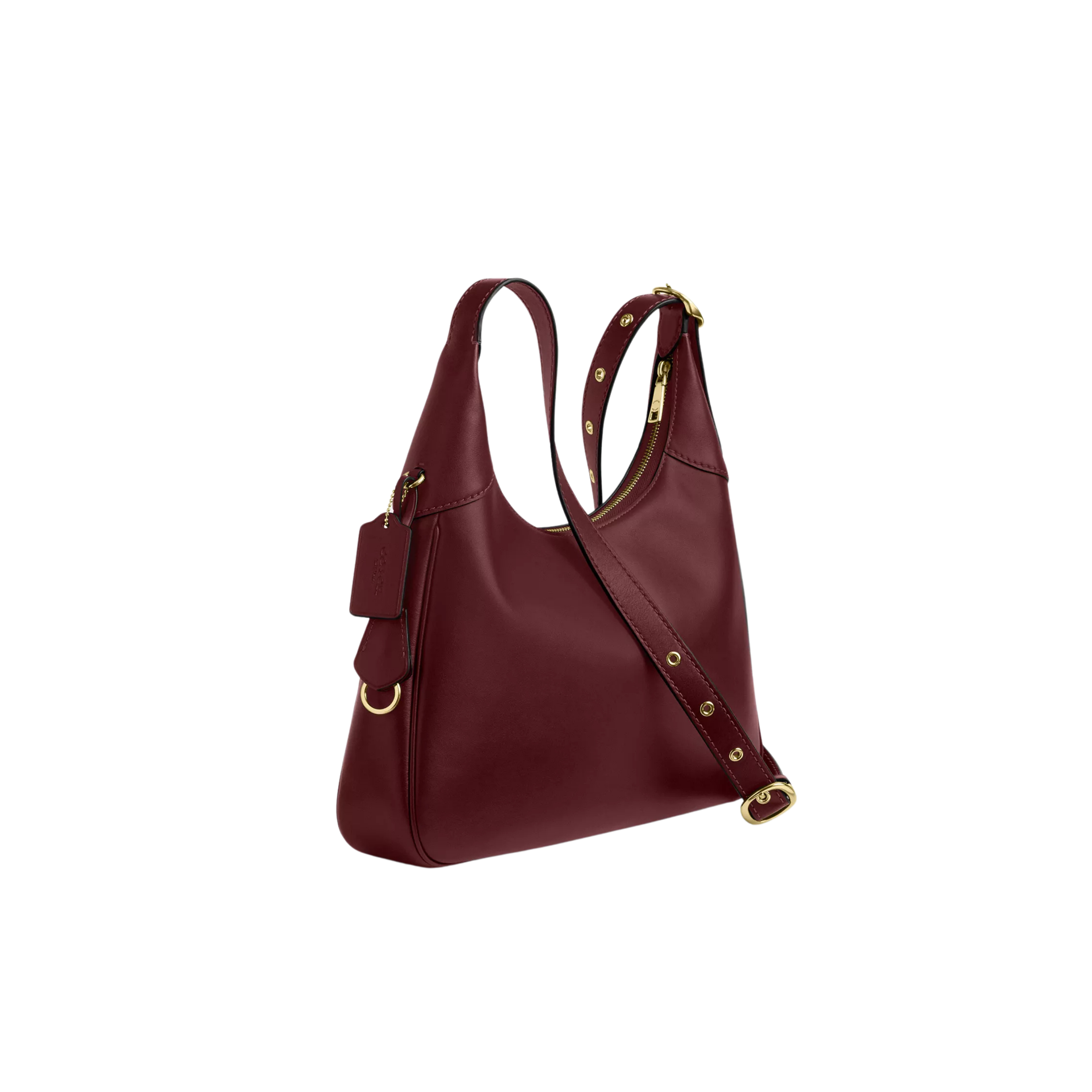 COACH Women Ella Shoulder Bag - Gold Wine