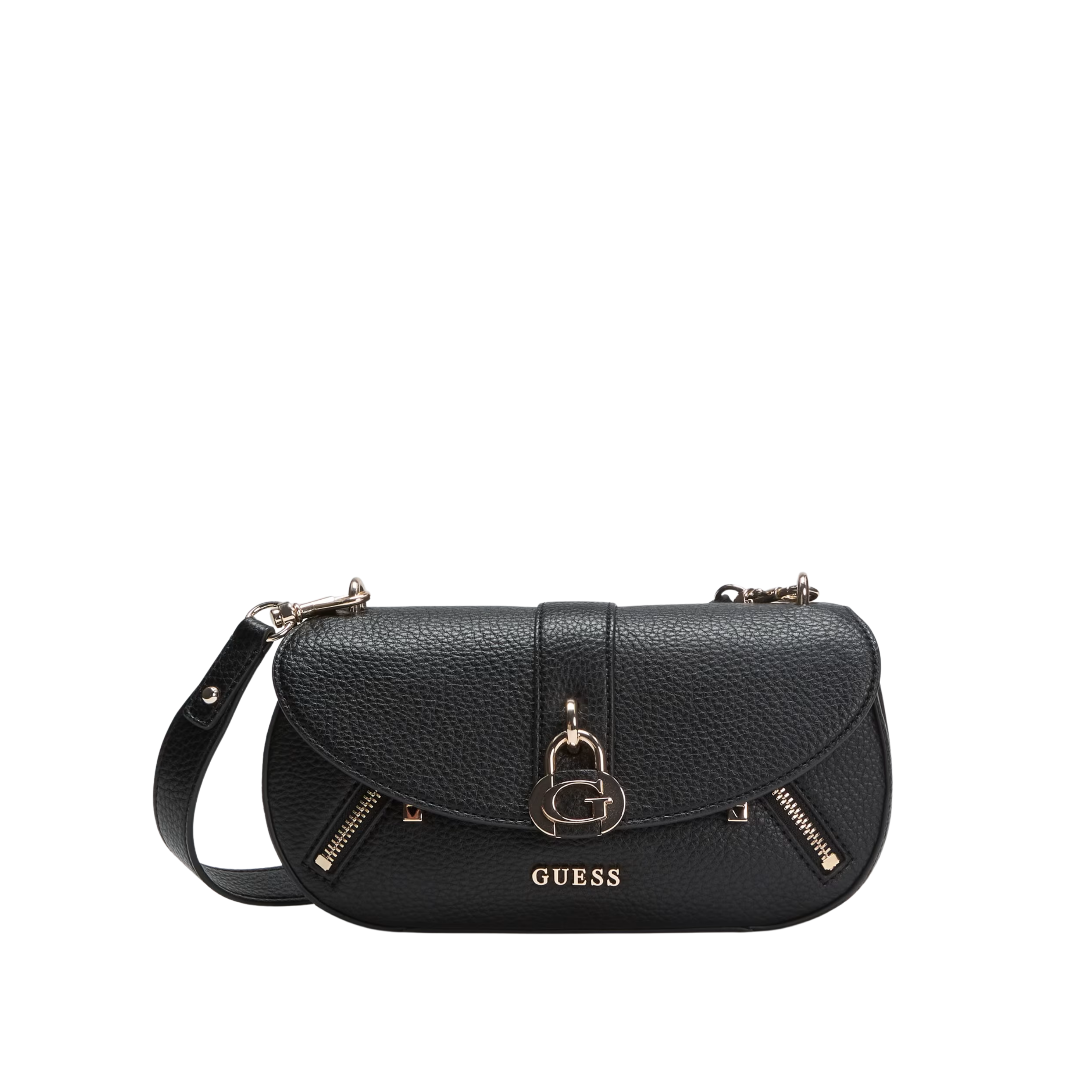 Guess Women Jessa Logo Crossbody Bag - Black