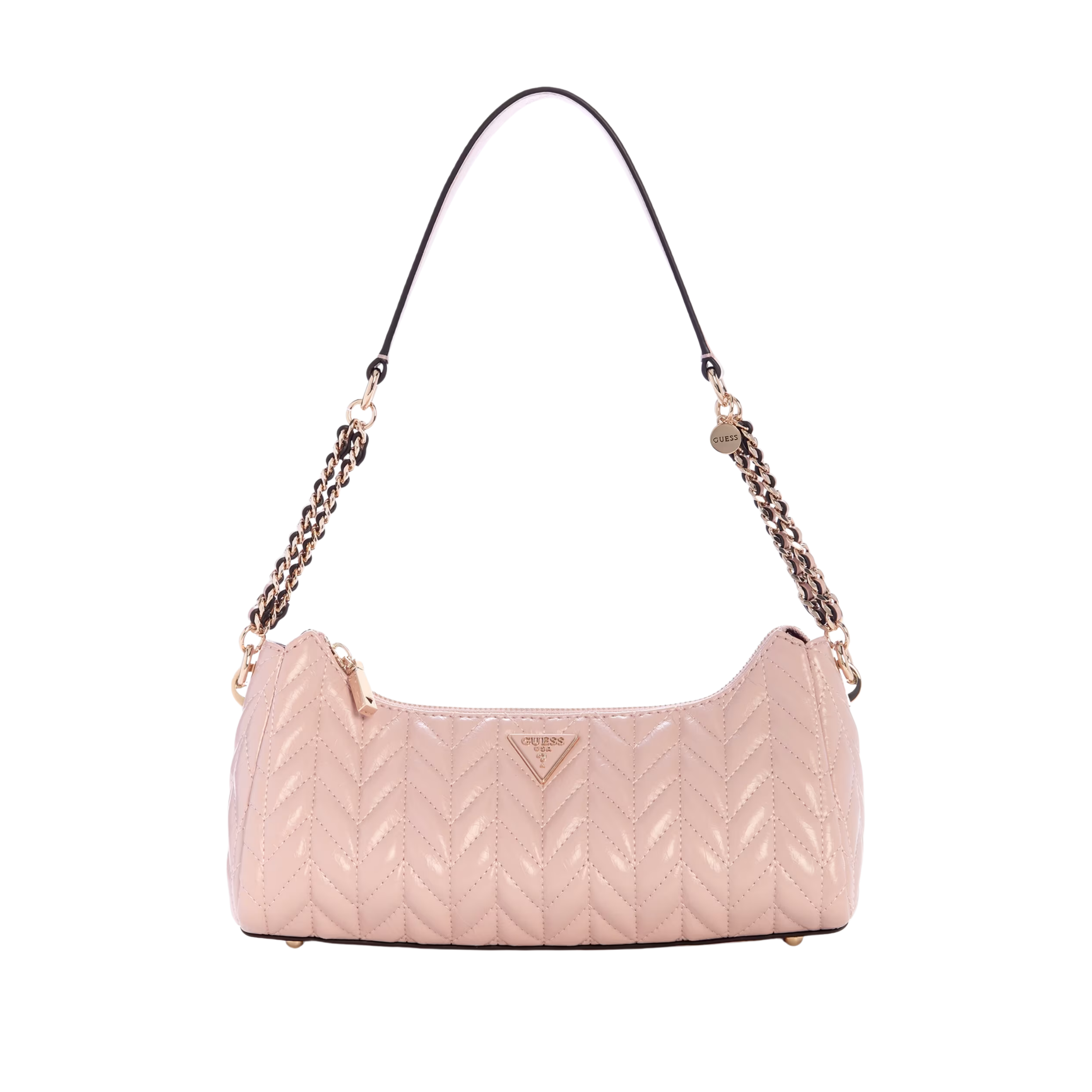 Guess Women Cheryl Quilted Shoulder Bag - Light Rose