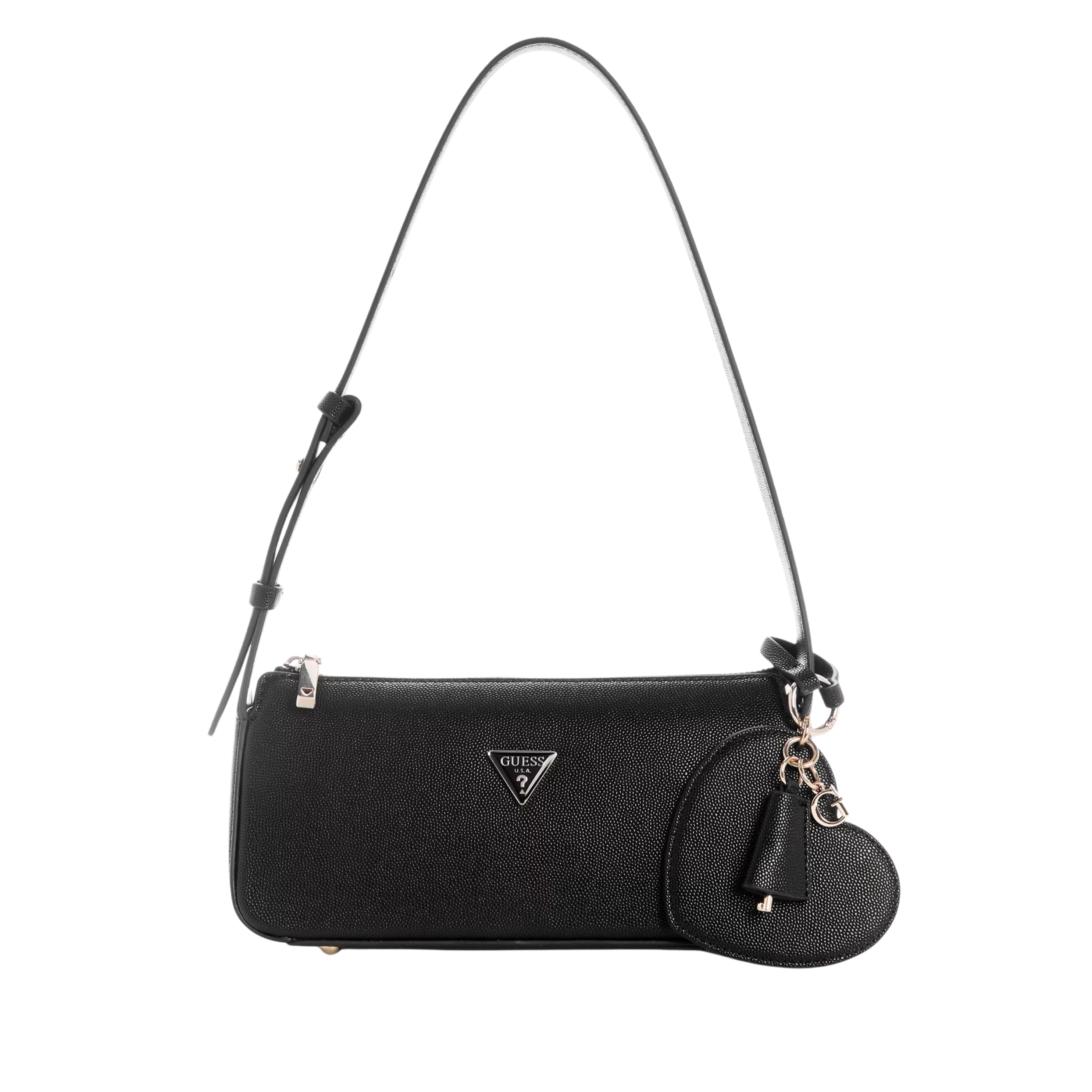 Guess Women Isobel Logo Shoulder Bag - Black
