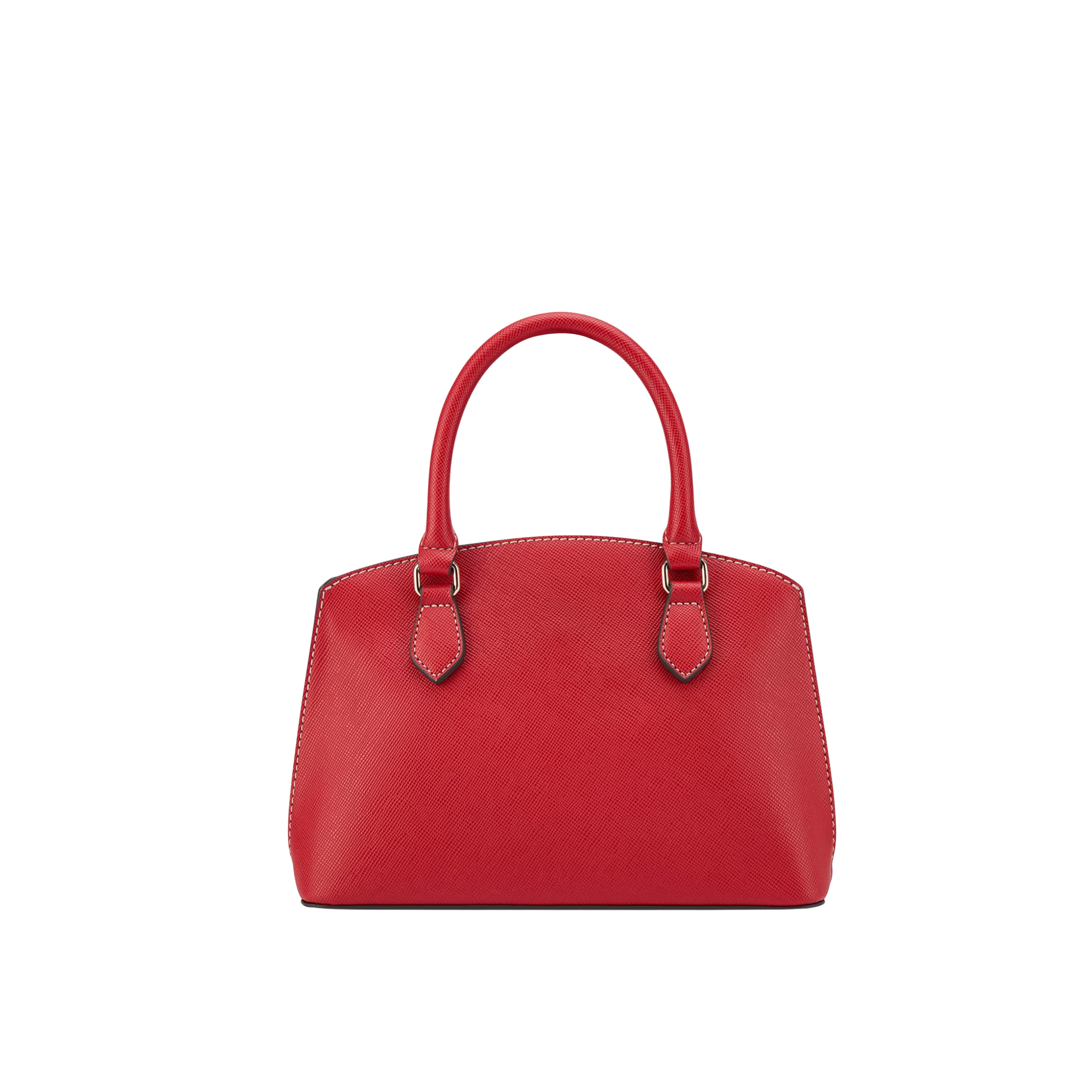 Guess Women Jeanine Faux Pearl Charm Satchel - Red