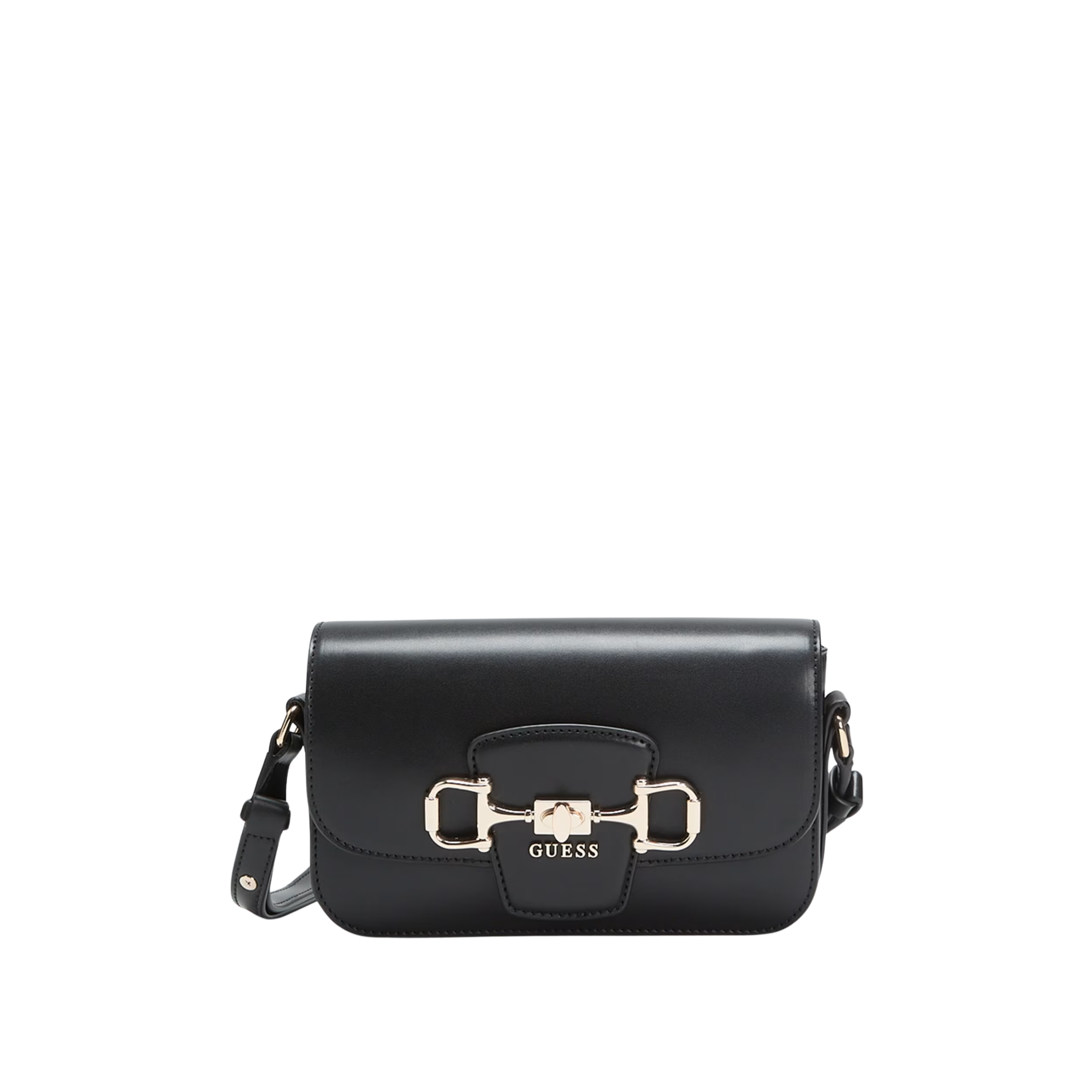 Guess Women Janie Logo Crossbody Bag - Black