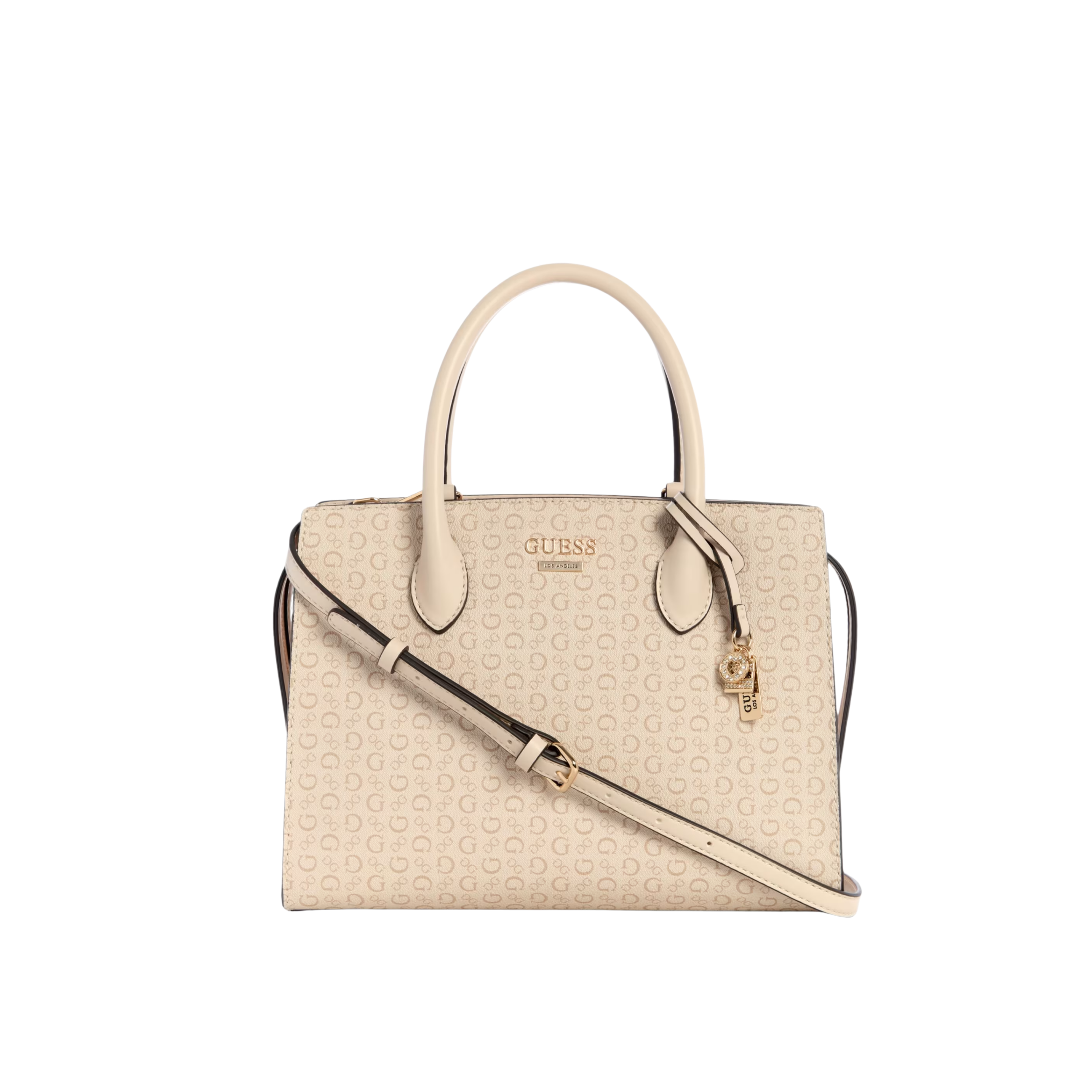 Guess Women Beryln Logo Large Satchel - Neutral