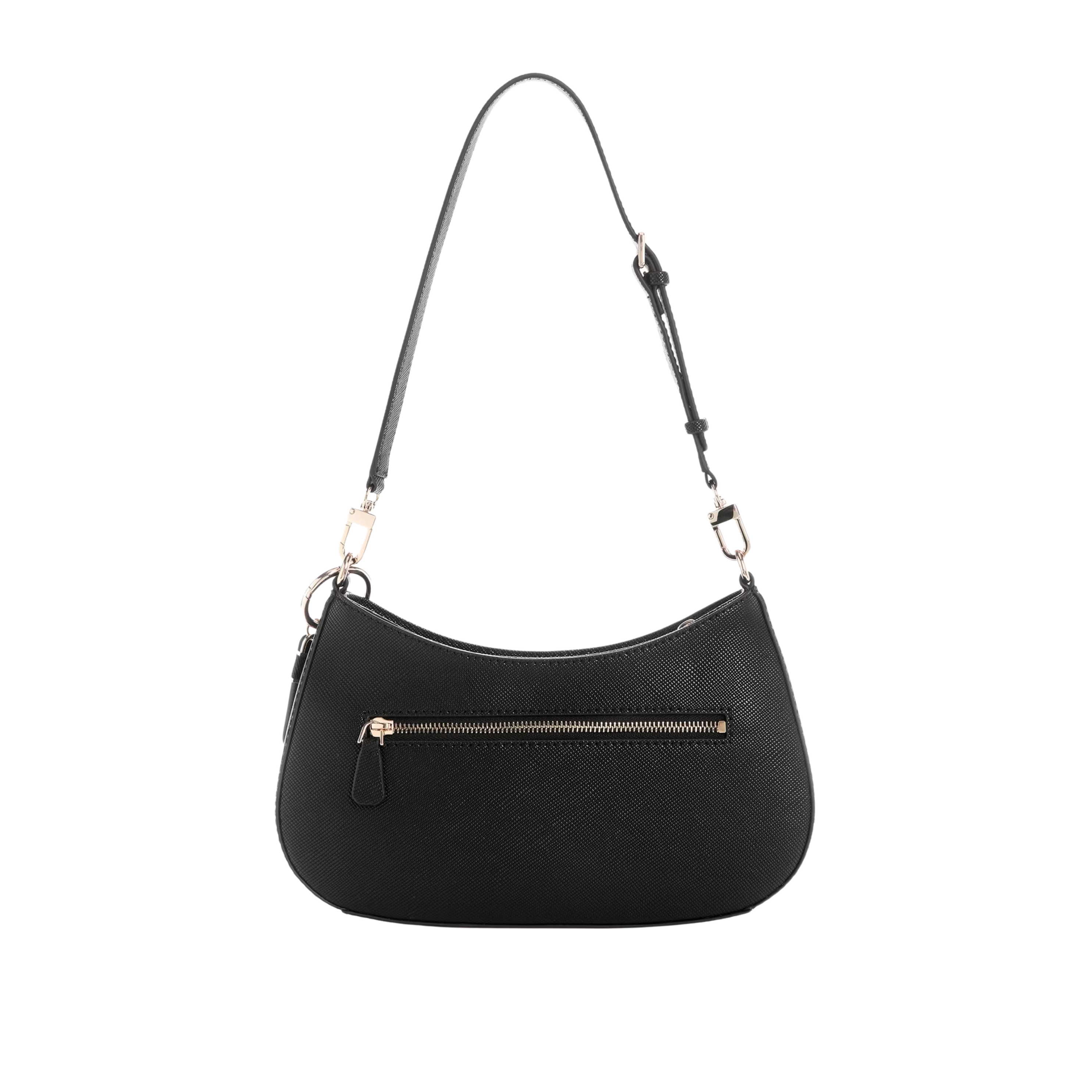 Guess Women Noelle Saffiano Shoulder Bag - Black
