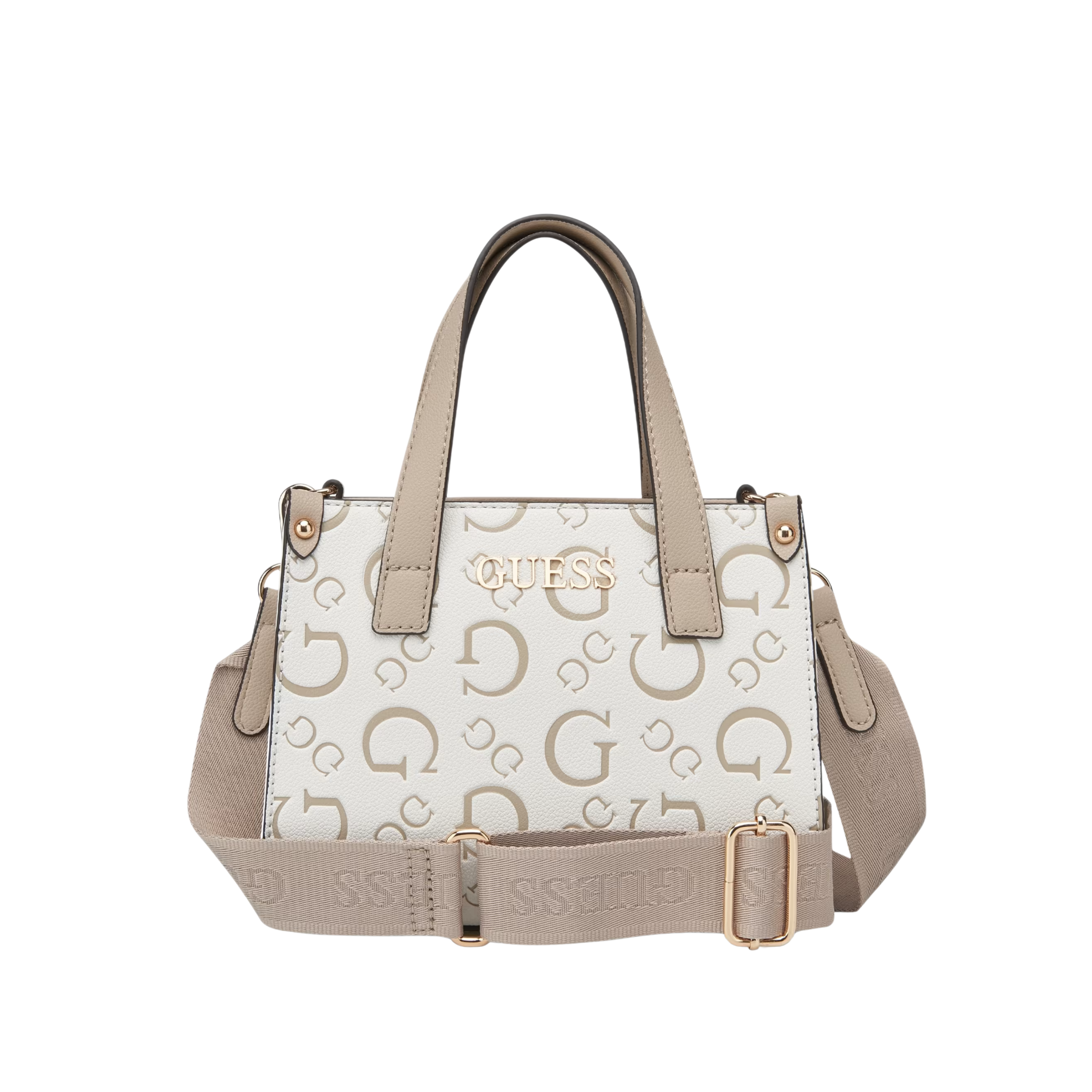 Guess Women Kyley Logo Mini Tote - Beige