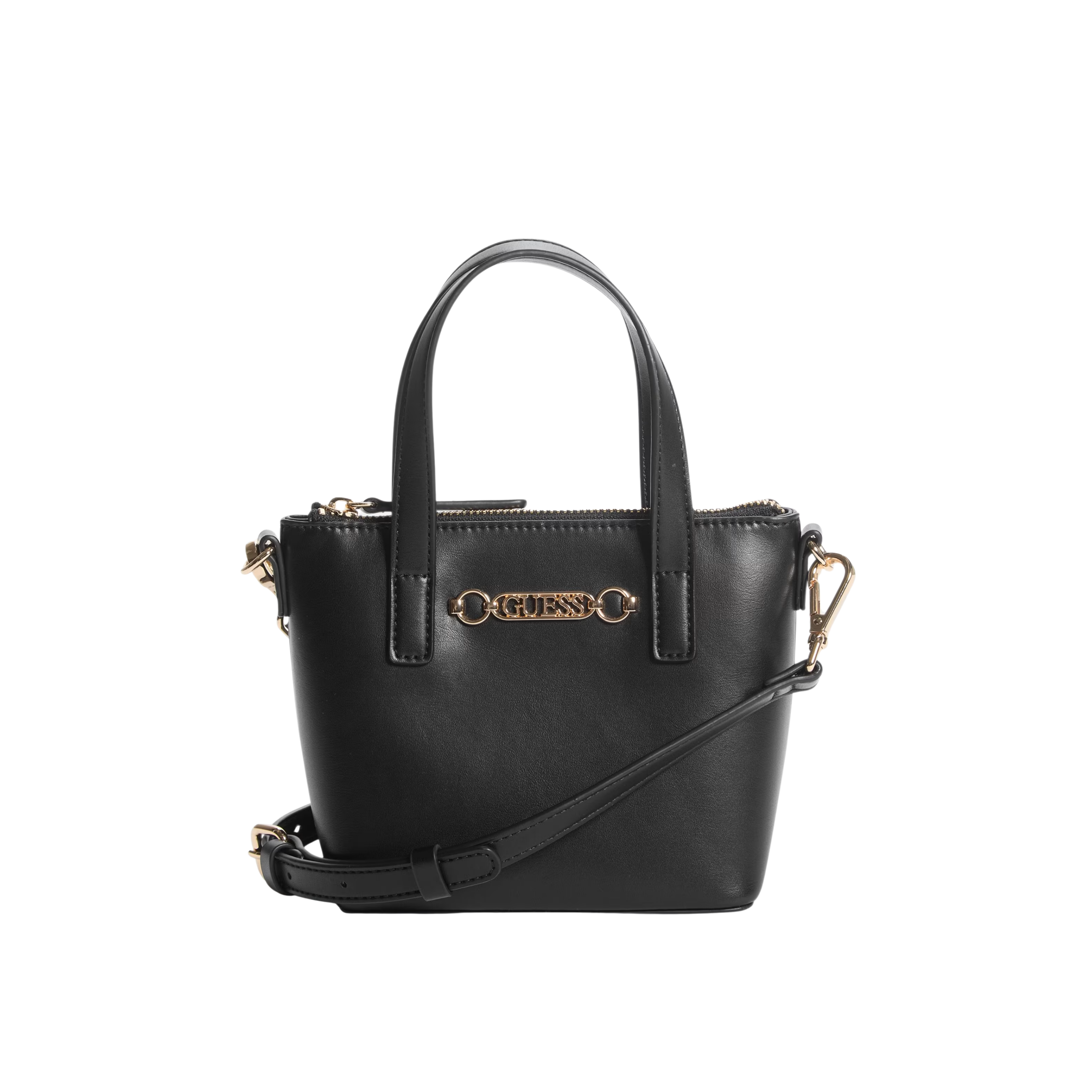 Guess Women Avelina Faux Leather Mini Tote - Black
