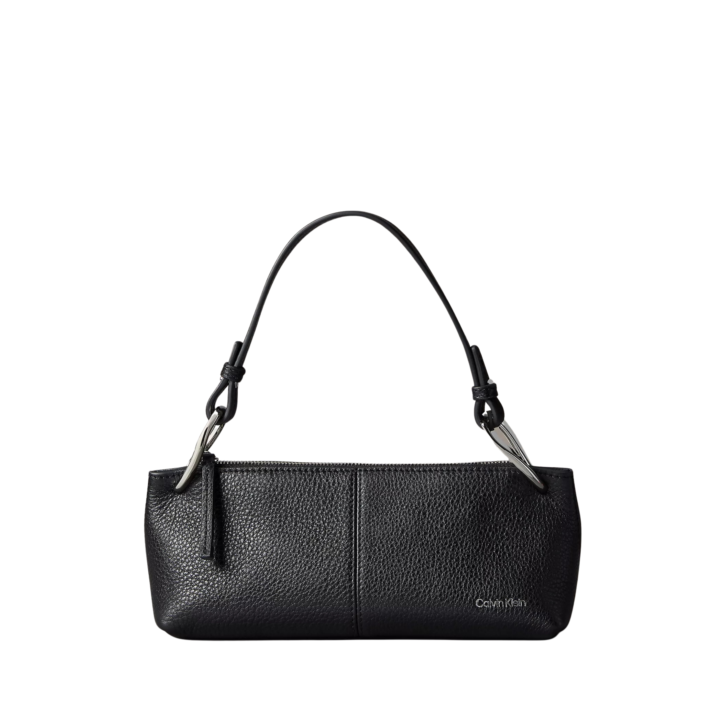 Calvin Klein Women Slouchy Leather Small Convertible Bag - Black